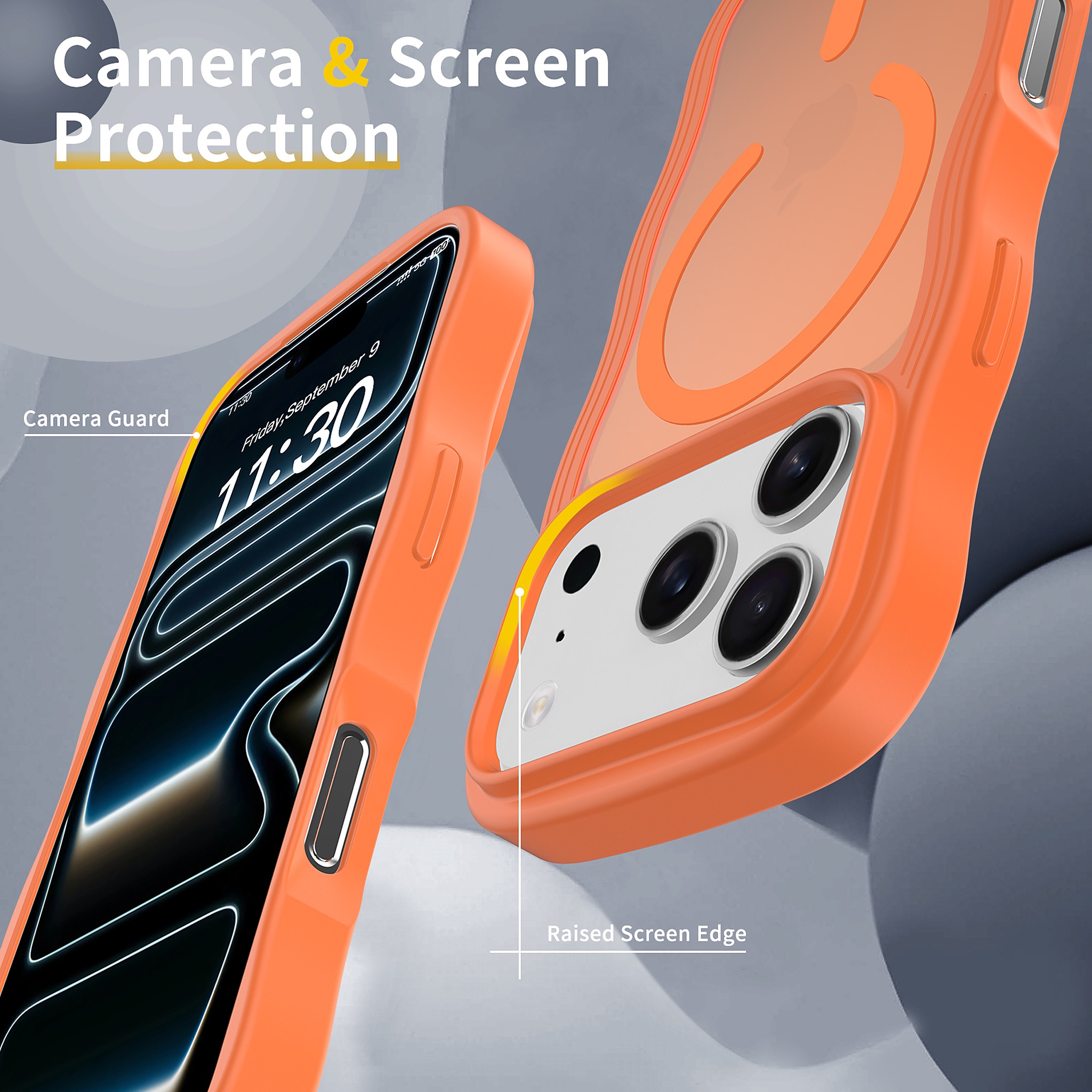 SendaFit Wavy Matte Two-in-One MagSafe Case for iPhone 17 Pro & 18 Pro detail 19