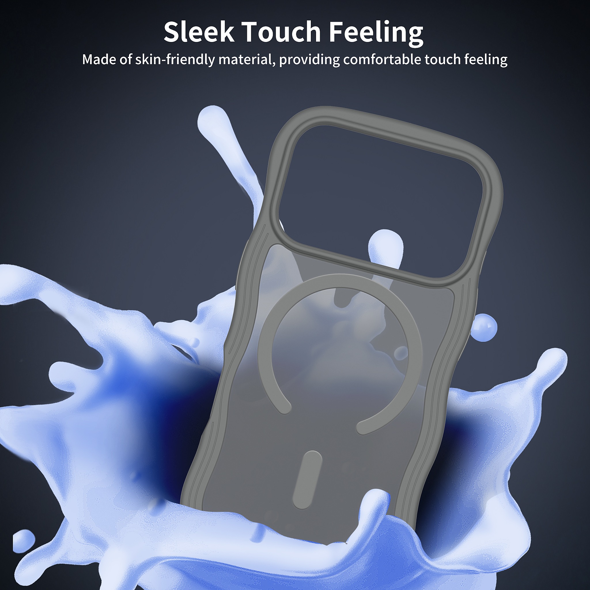 SendaFit Wavy Matte Two-in-One MagSafe Case for iPhone 17 Pro & 18 Pro detail 5