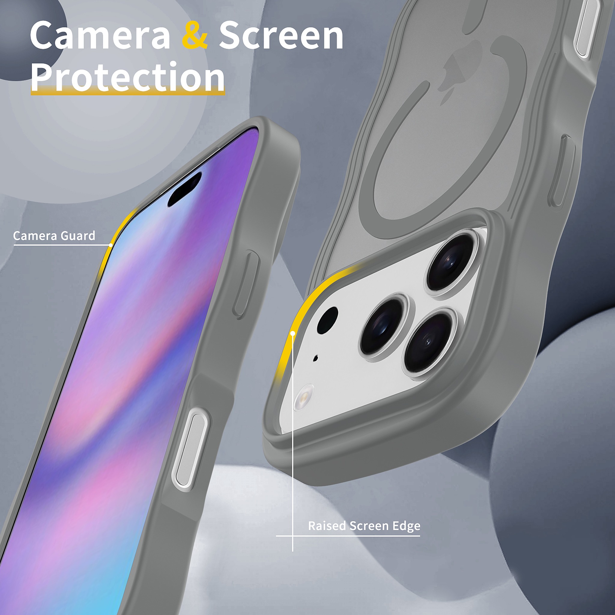 SendaFit Wavy Matte Two-in-One MagSafe Case for iPhone 17 Pro & 18 Pro detail 8