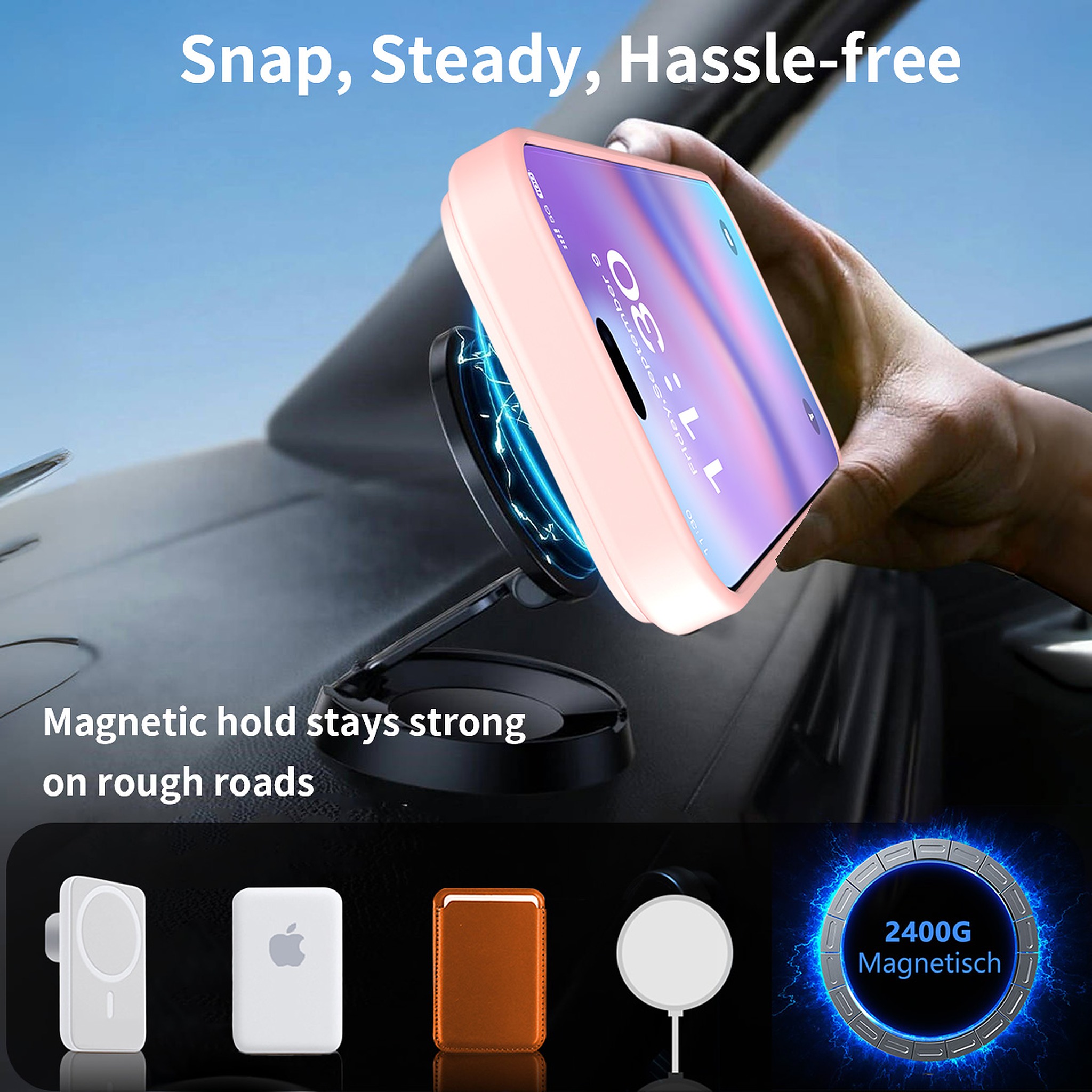 SendaFit Matte 45° Kickstand MagSafe Case for iPhone 17 Pro & 18 Pro detail 3