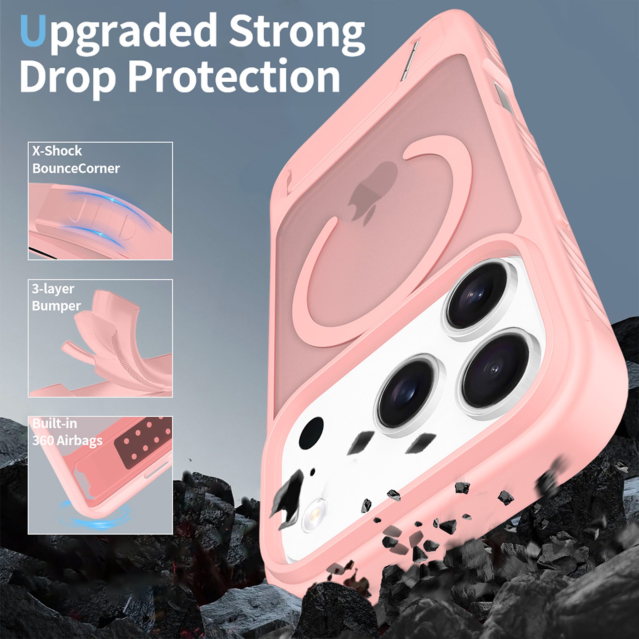 SendaFit Matte 45° Kickstand MagSafe Case for iPhone 17 Pro & 18 Pro detail 35