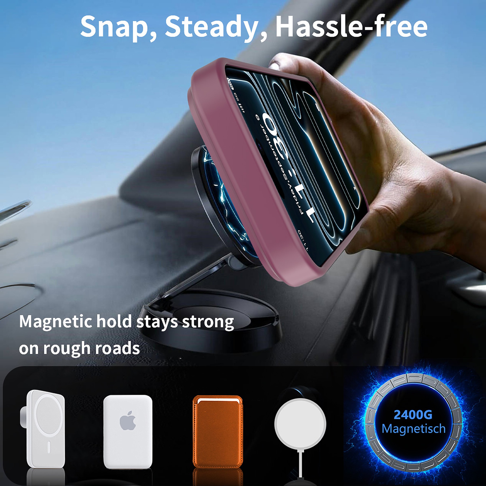SendaFit Matte 45° Kickstand MagSafe Case for iPhone 17 Pro & 18 Pro detail 39