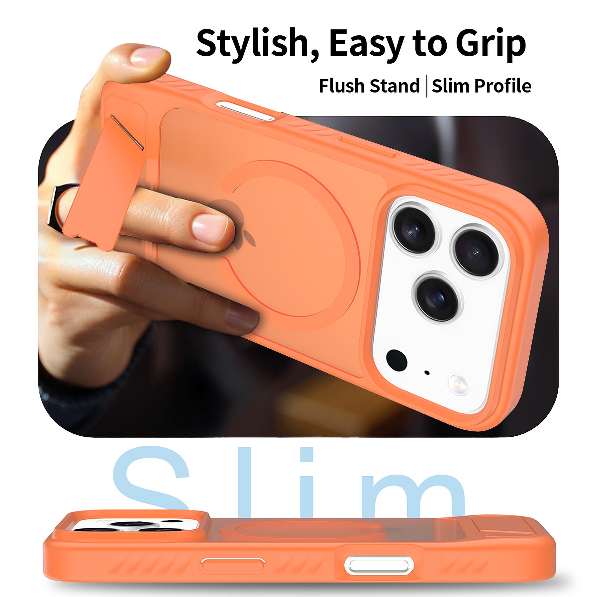 SendaFit Matte 45° Kickstand MagSafe Case for iPhone 17 Pro & 18 Pro detail 44