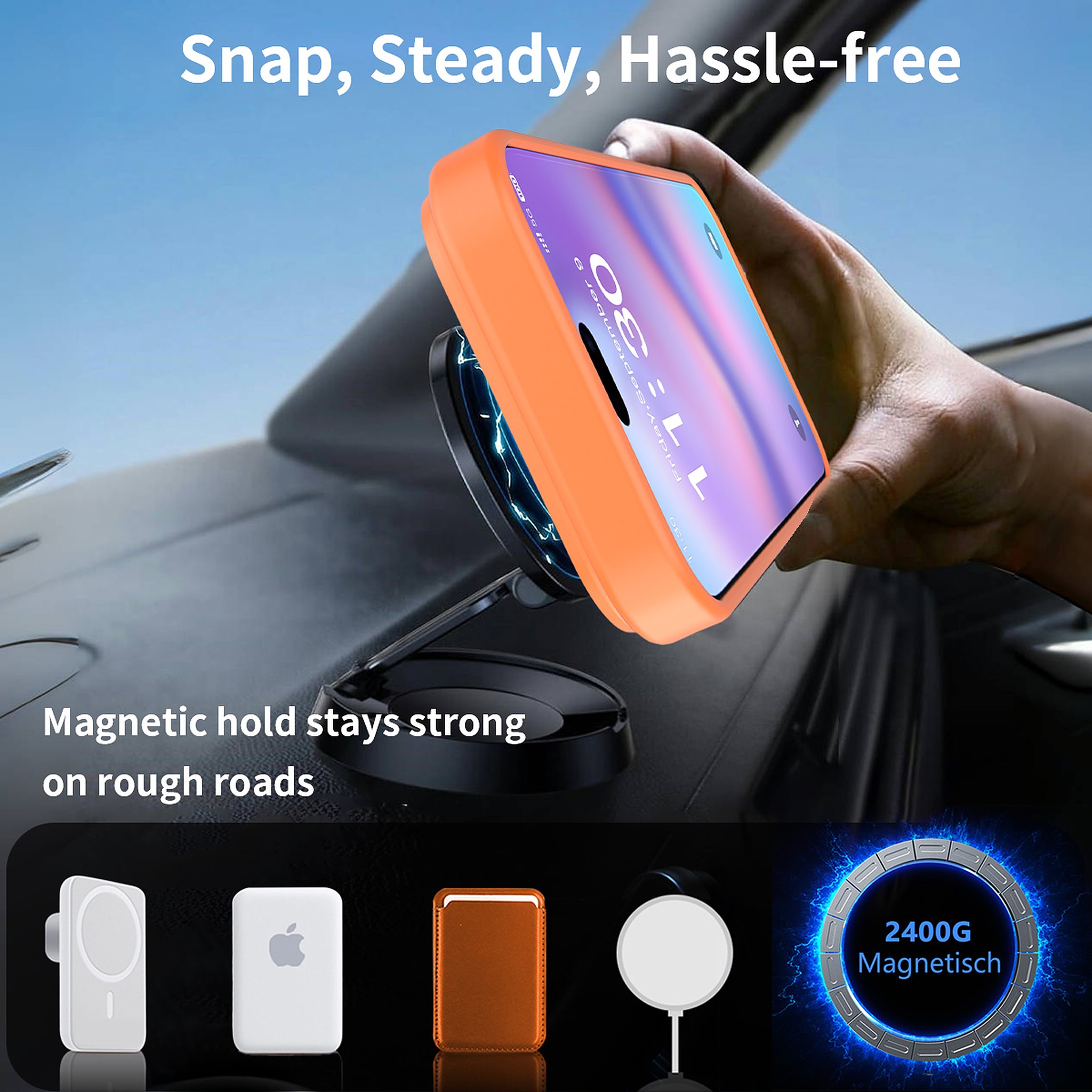 SendaFit Matte 45° Kickstand MagSafe Case for iPhone 17 Pro & 18 Pro detail 45