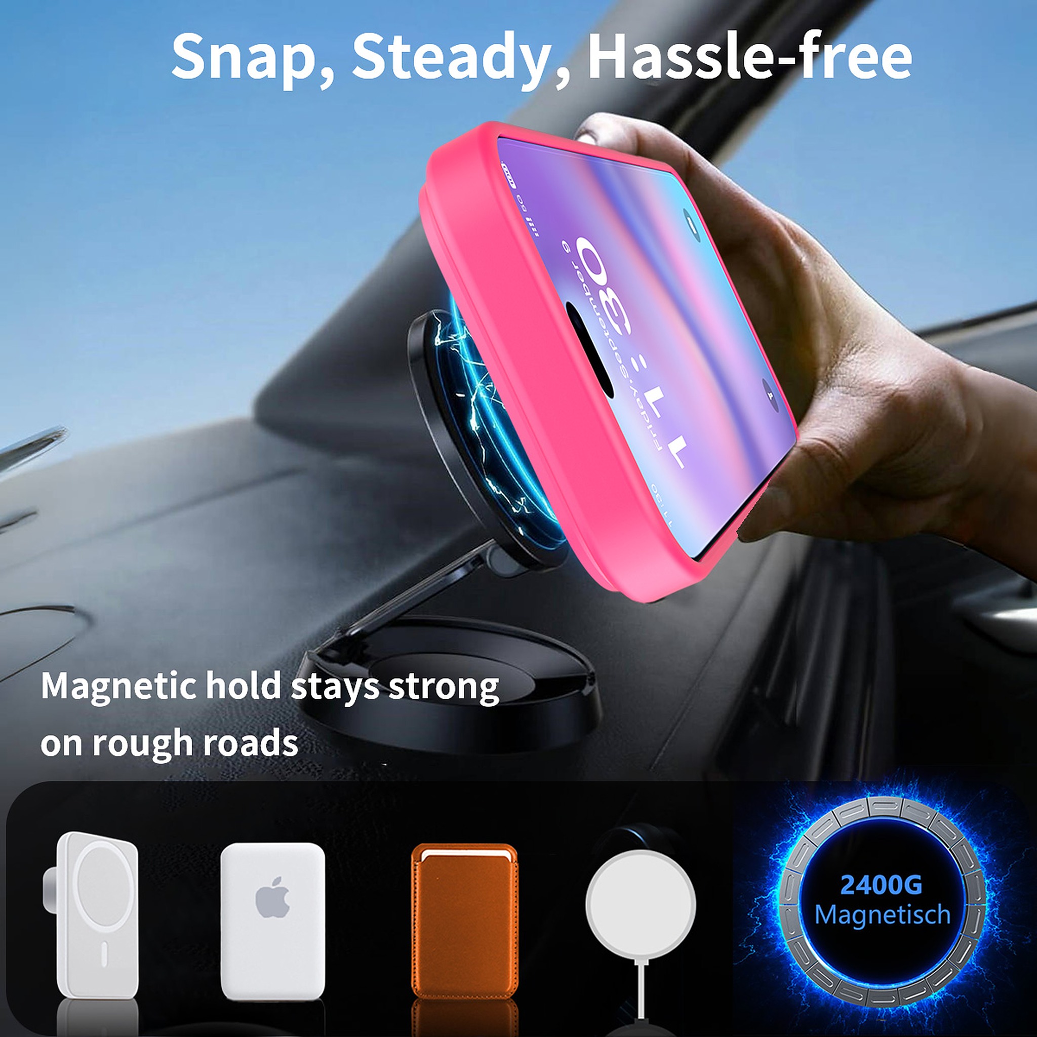 SendaFit Matte 45° Kickstand MagSafe Case for iPhone 17 Pro & 18 Pro detail 9