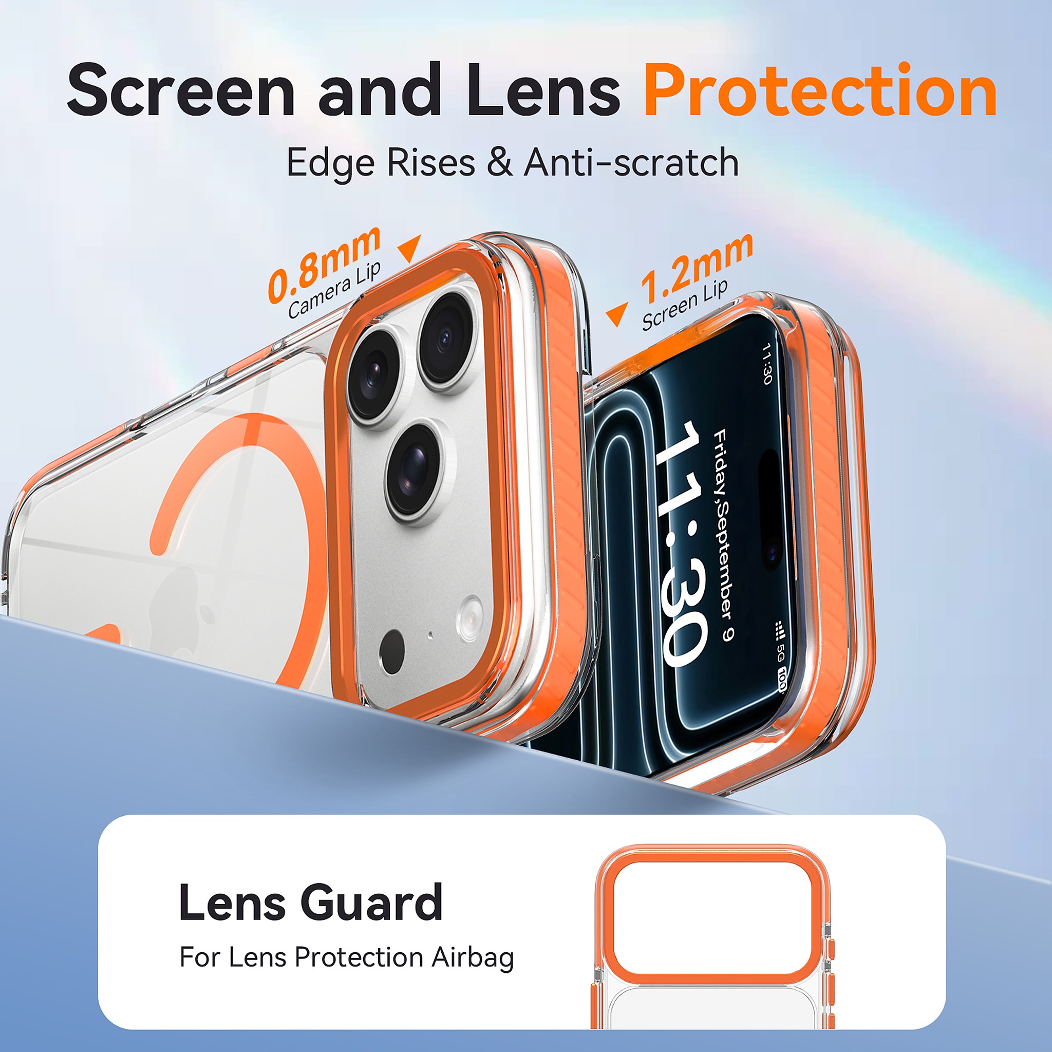 SendaFit Iridescent Two-Tone MagSafe Case for iPhone 17 Pro & 18 Pro detail 12