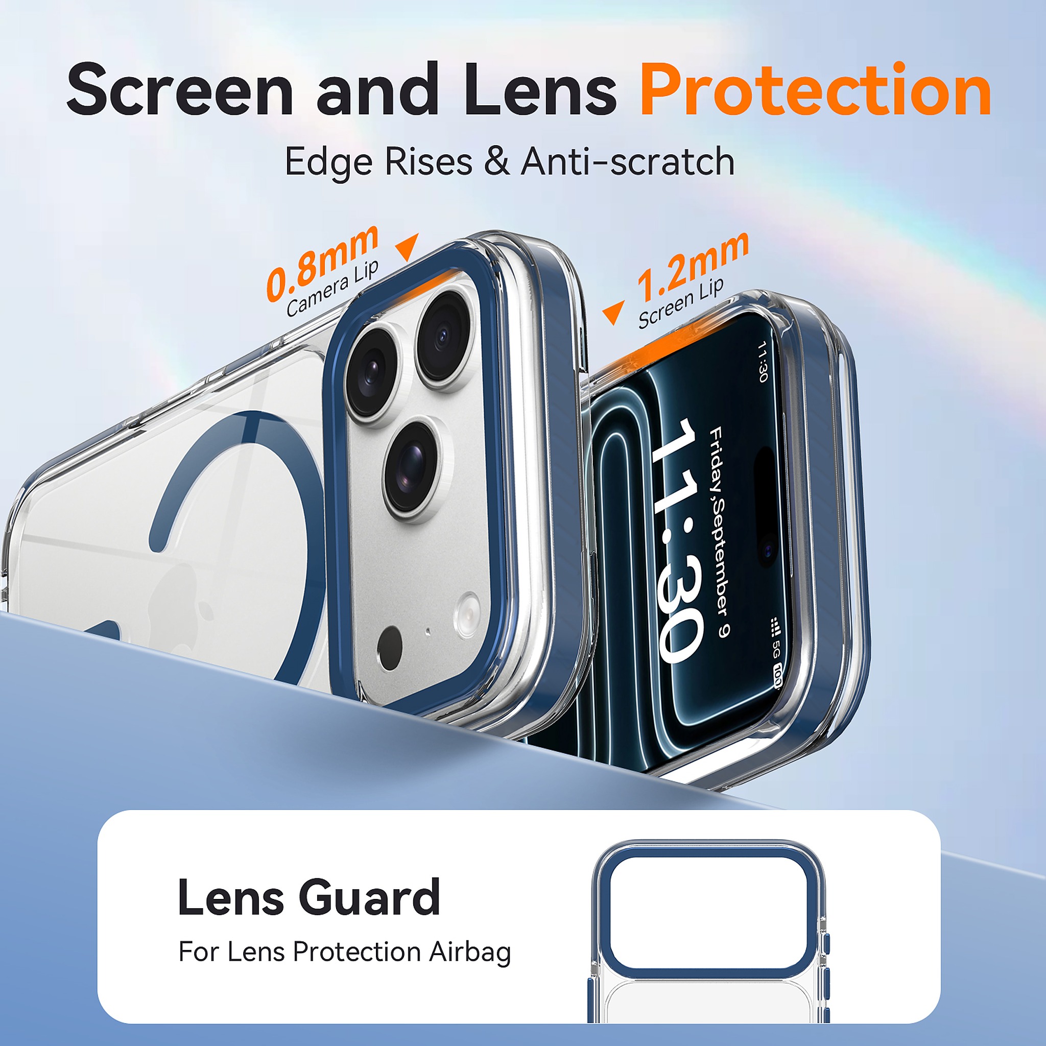 SendaFit Iridescent Two-Tone MagSafe Case for iPhone 17 Pro & 18 Pro detail 2