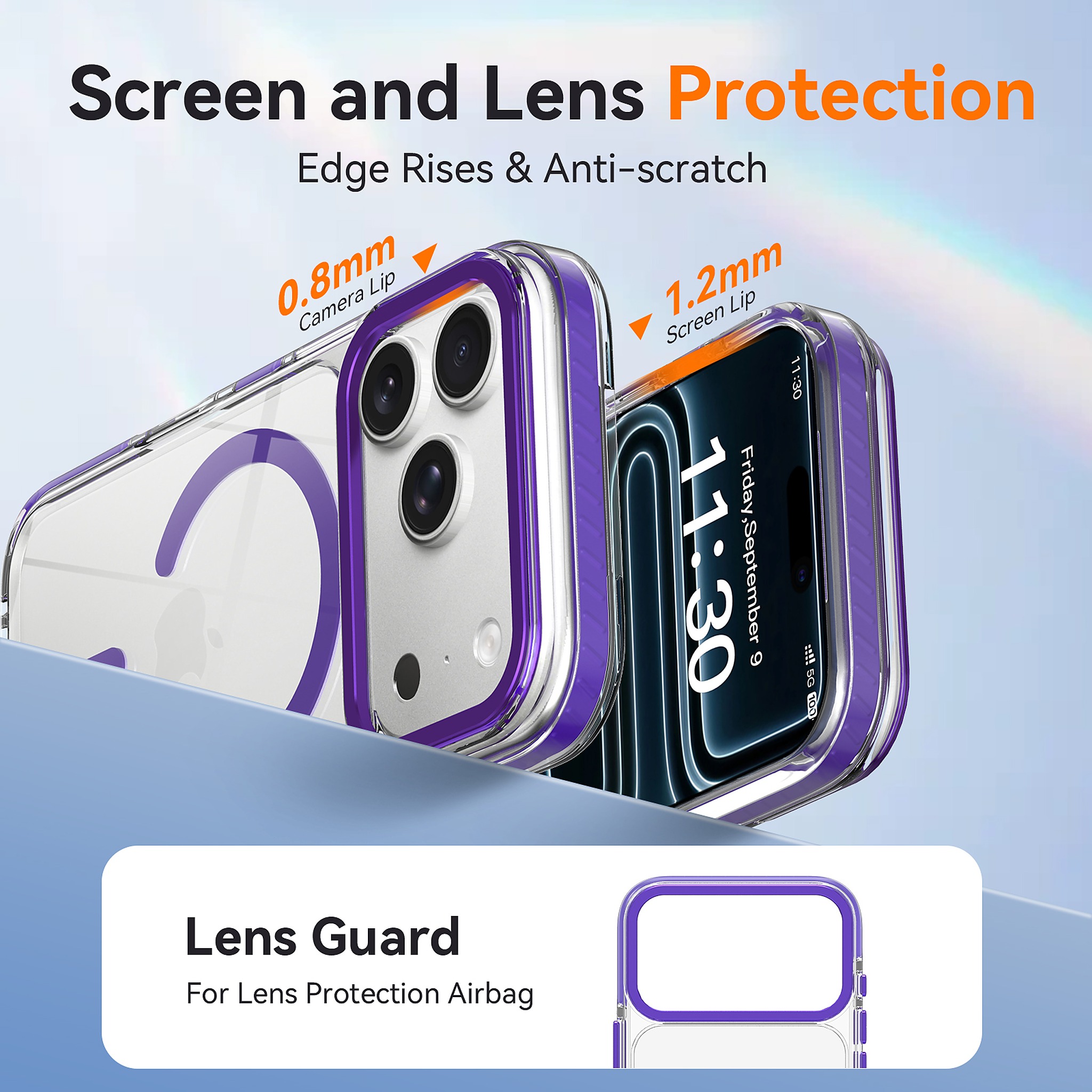 SendaFit Iridescent Two-Tone MagSafe Case for iPhone 17 Pro & 18 Pro detail 27