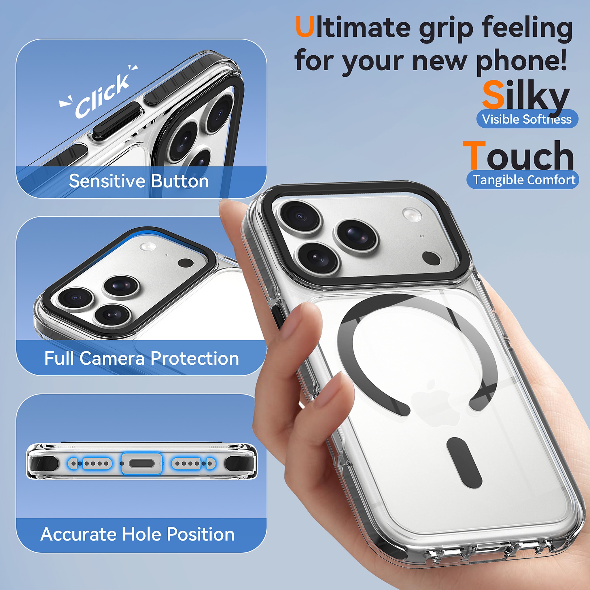 SendaFit Iridescent Two-Tone MagSafe Case for iPhone 17 Pro & 18 Pro detail 31