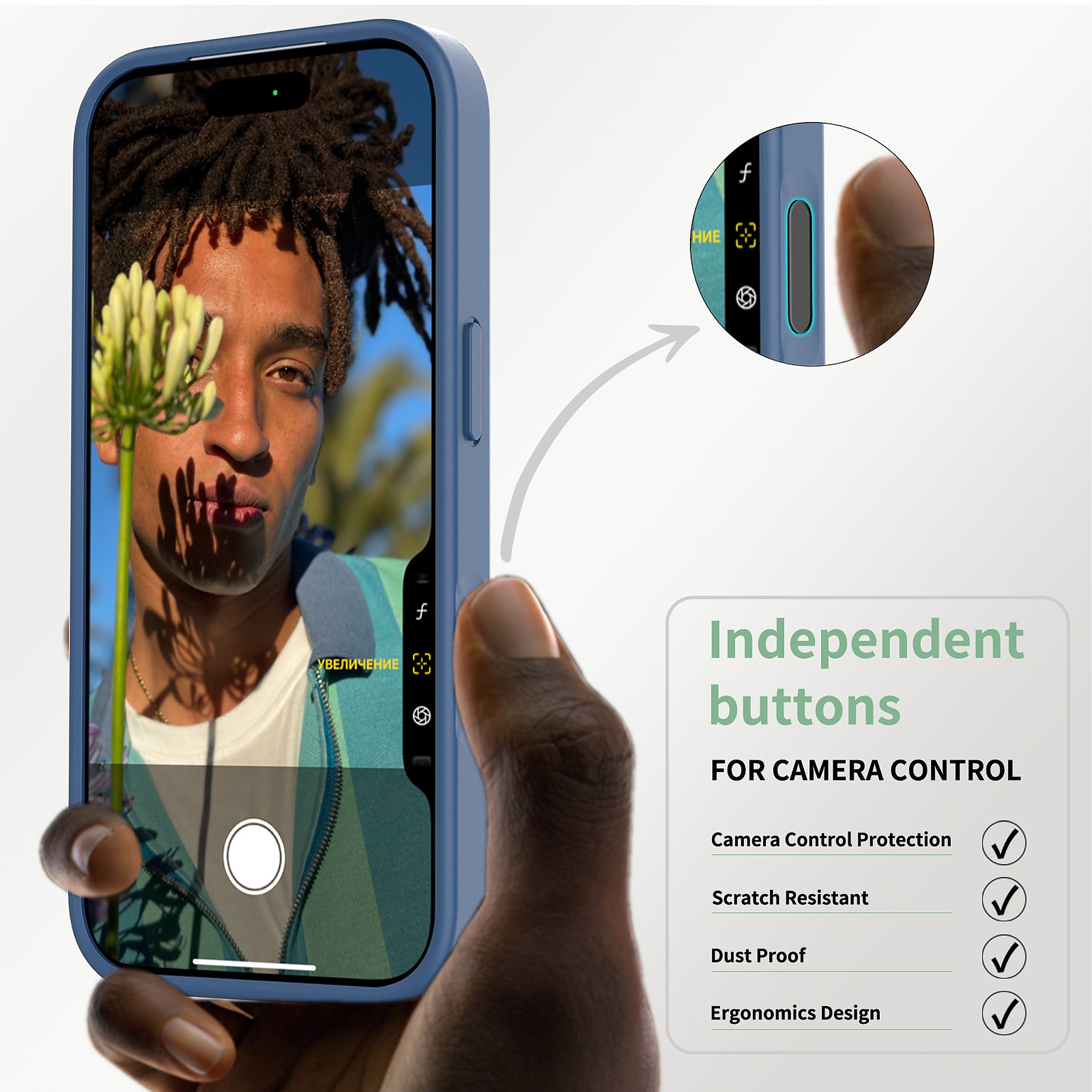 SendaFit MagSafe Camera-Button Cutout Matte Skin-Feel Two-in-One Case for iPhone 17 Pro & 18 Pro detail 18