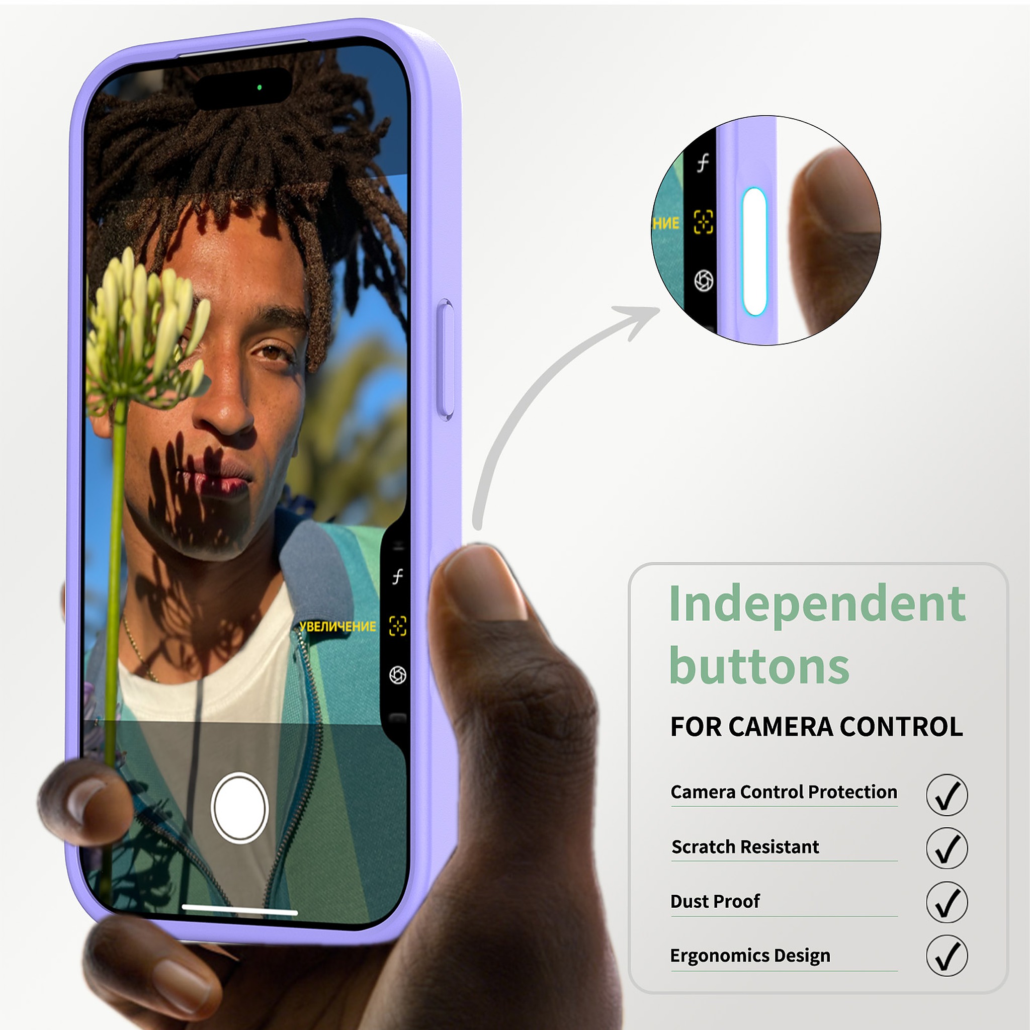 SendaFit MagSafe Camera-Button Cutout Matte Skin-Feel Two-in-One Case for iPhone 17 Pro & 18 Pro detail 42