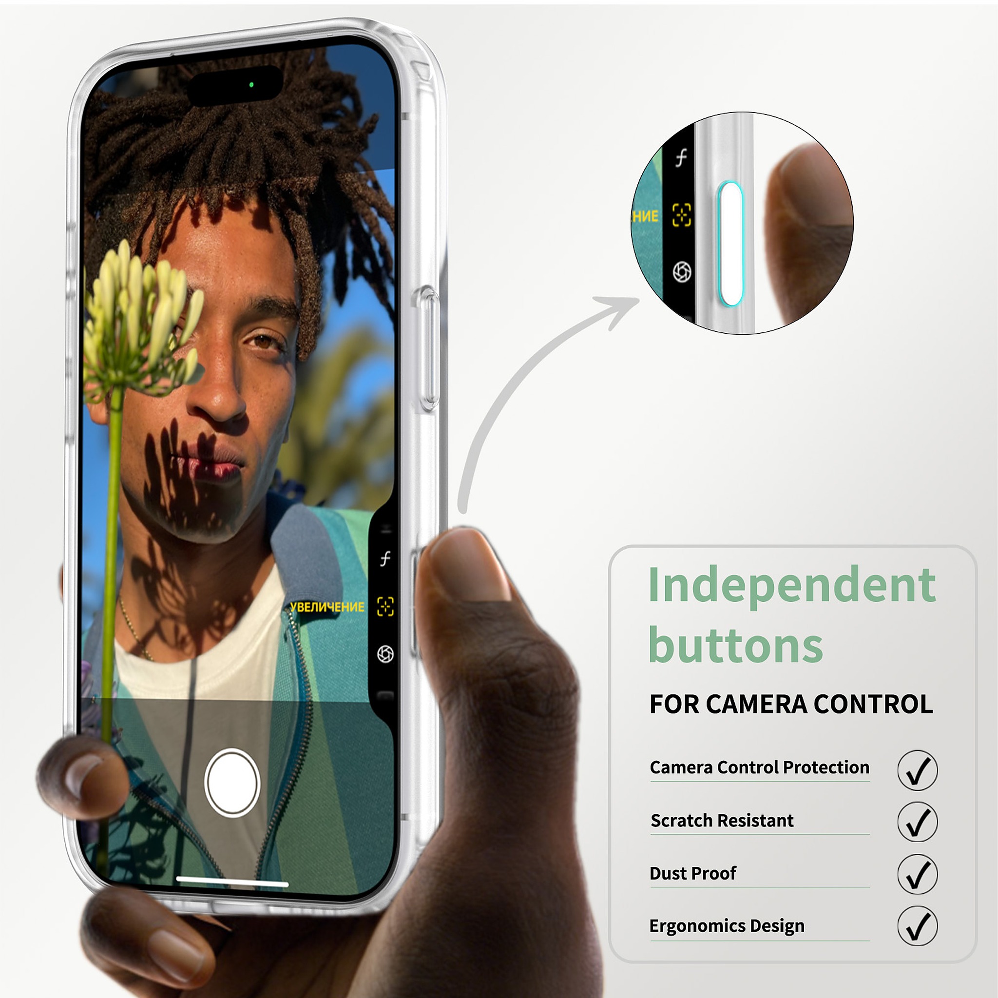 SendaFit MagSafe Camera-Button Cutout Matte Skin-Feel Two-in-One Case for iPhone 17 Pro & 18 Pro detail 66