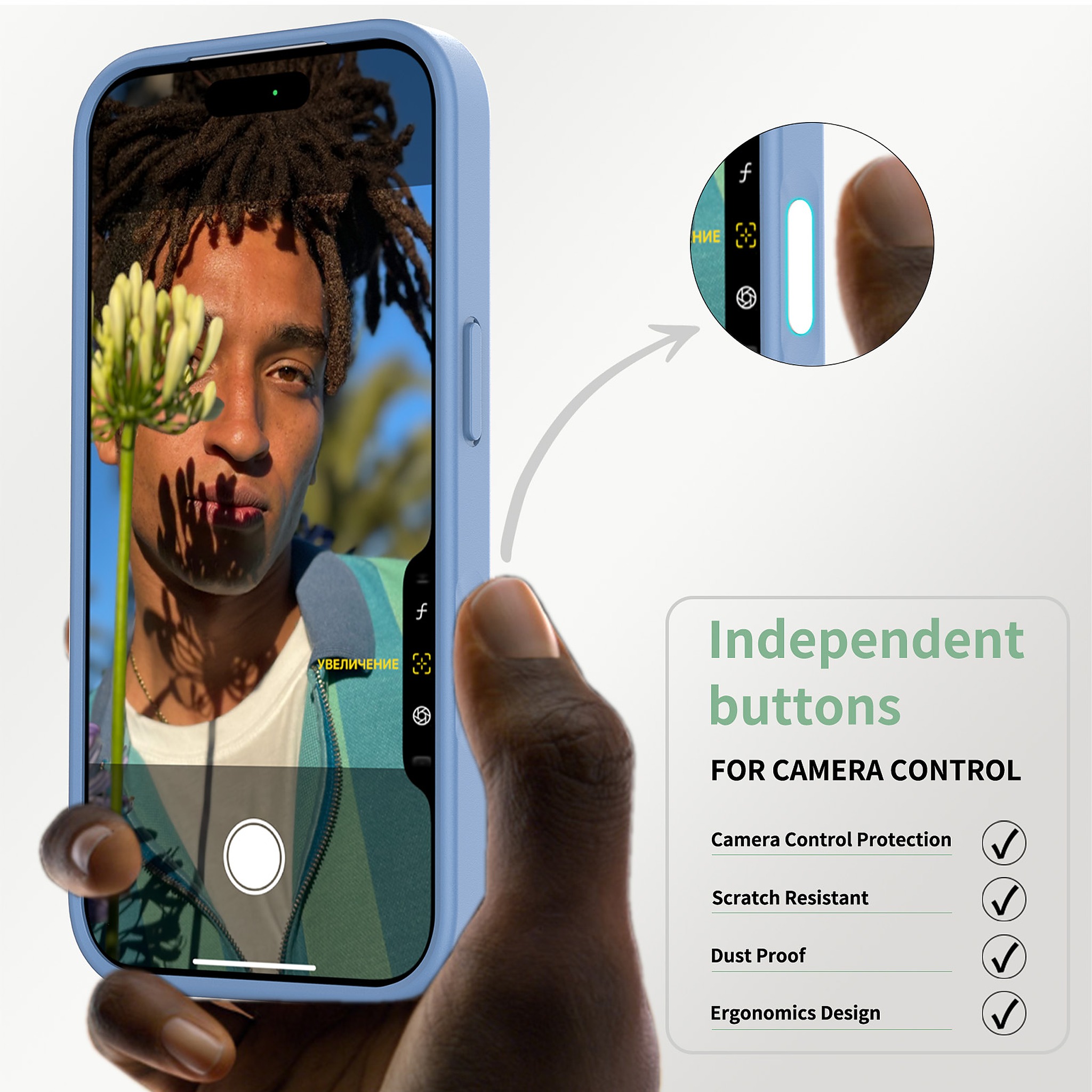 SendaFit MagSafe Camera-Button Cutout Matte Skin-Feel Two-in-One Case for iPhone 17 Pro & 18 Pro detail 72