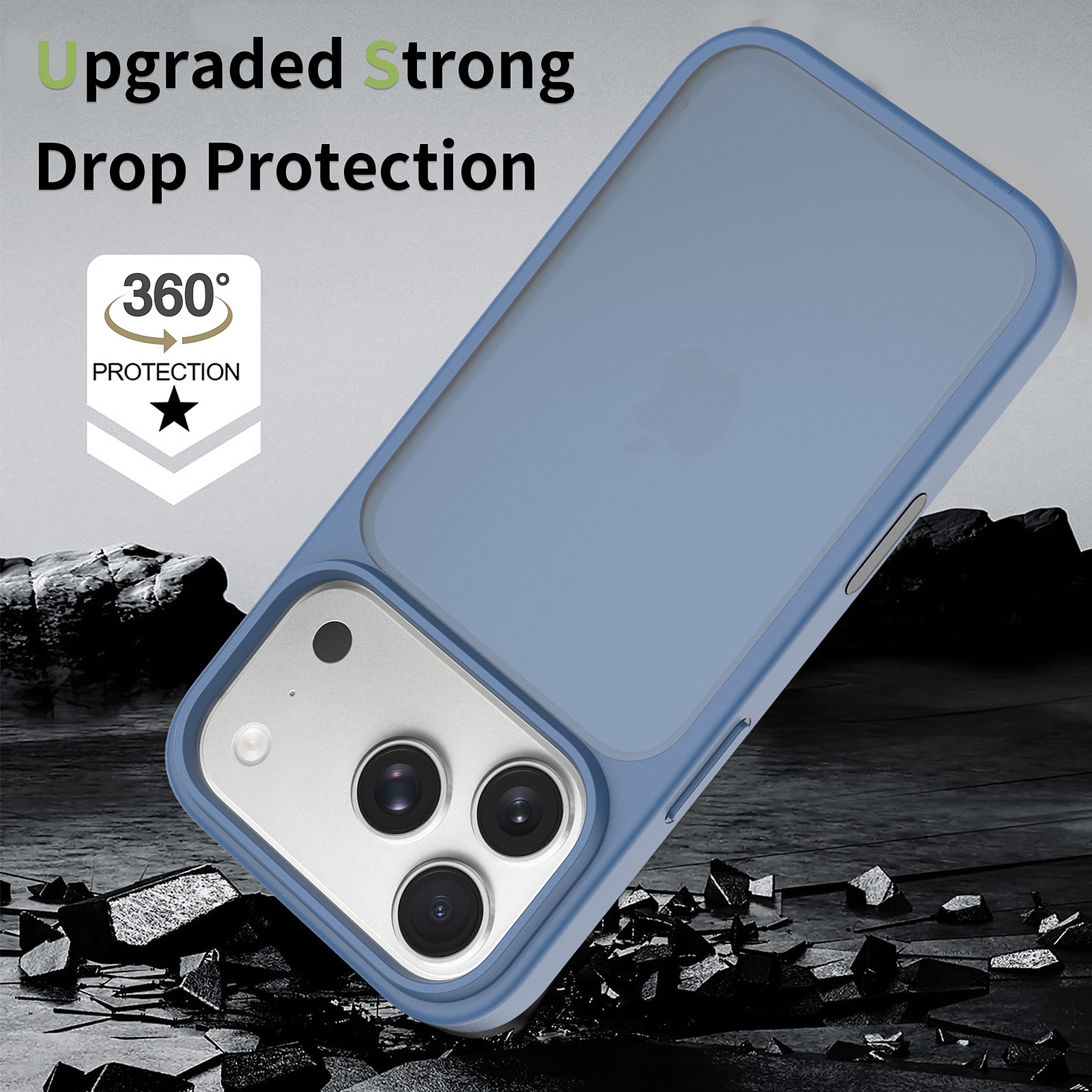 SendaFit Matte Skin-Feel Two-in-One Camera-Button Case for iPhone 17 Pro & 18 Pro detail 11