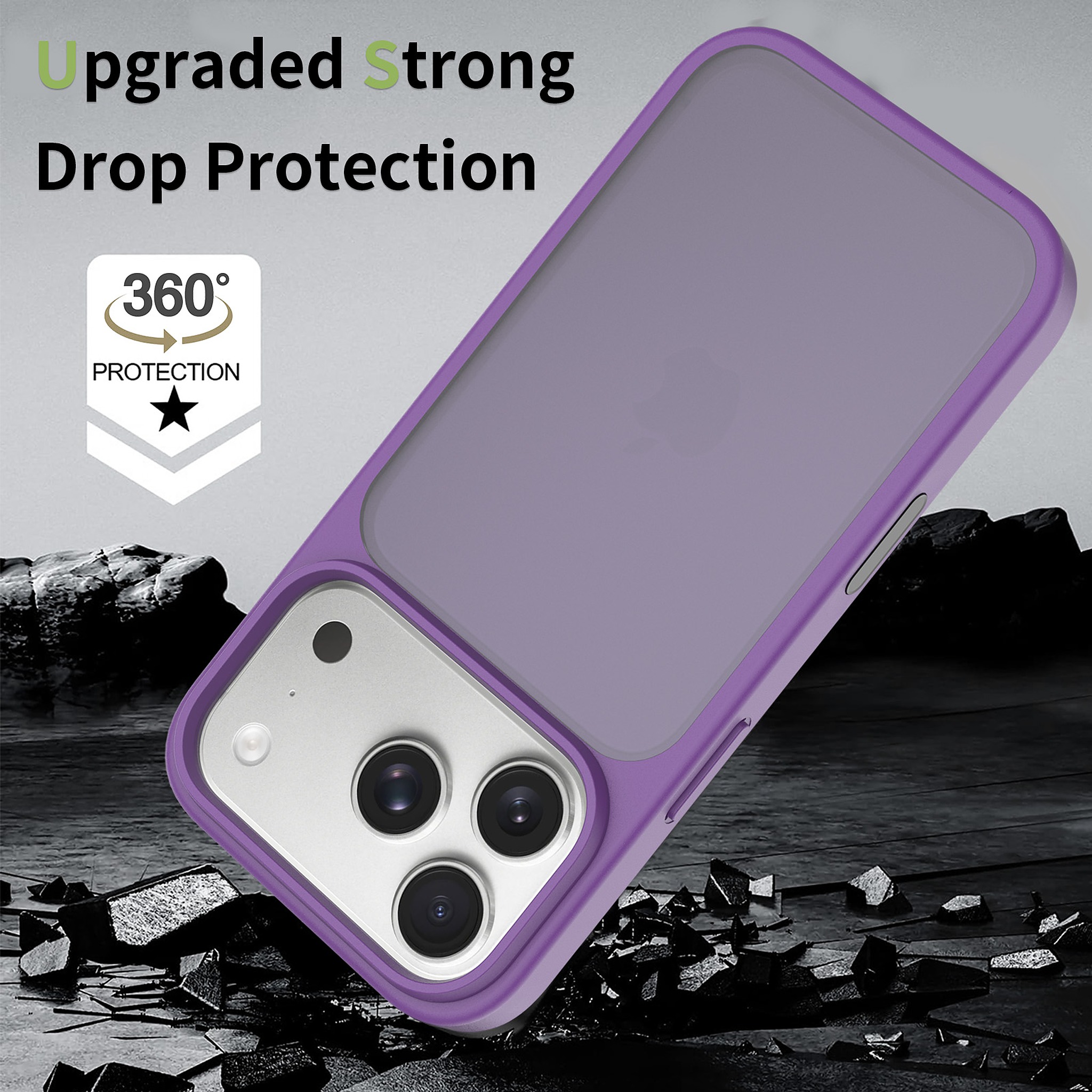 SendaFit Matte Skin-Feel Two-in-One Camera-Button Case for iPhone 17 Pro & 18 Pro detail 35