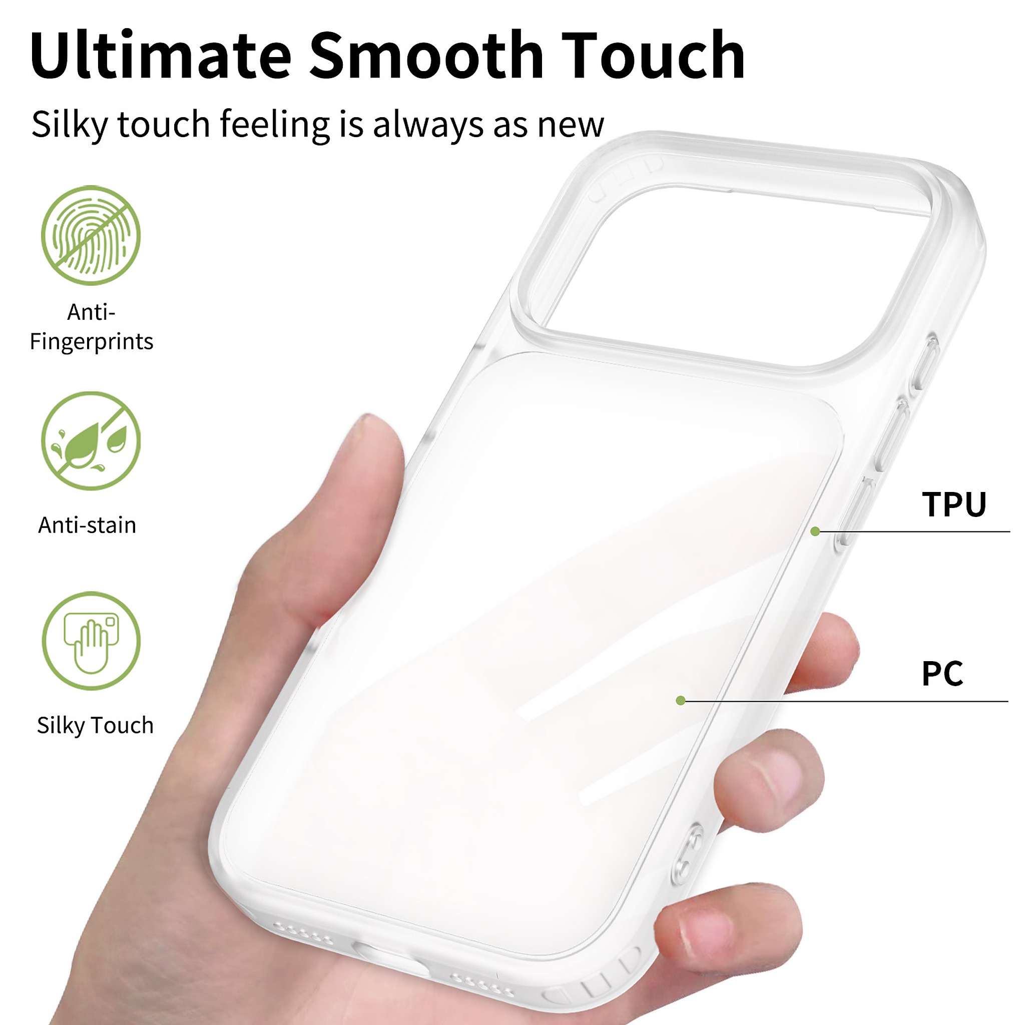 SendaFit Matte Skin-Feel Two-in-One Camera-Button Case for iPhone 17 Pro & 18 Pro detail 41