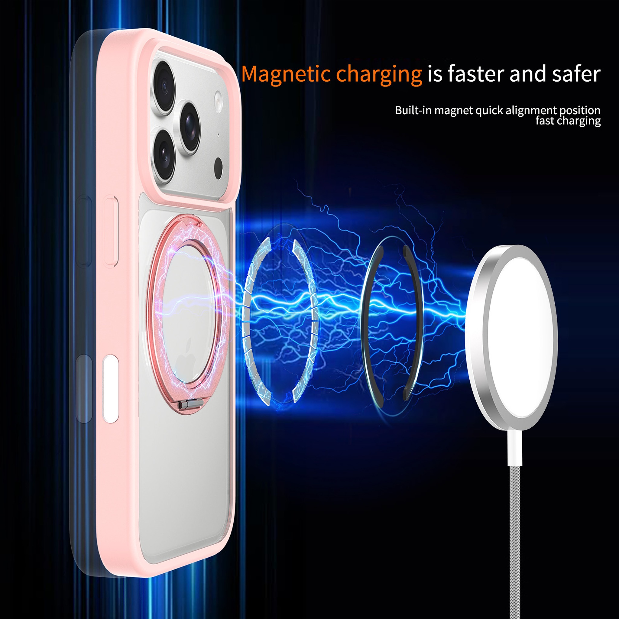 SendaFit Clear 360° Stand Camera-Button Case for iPhone 17 Pro & 18 Pro detail 25
