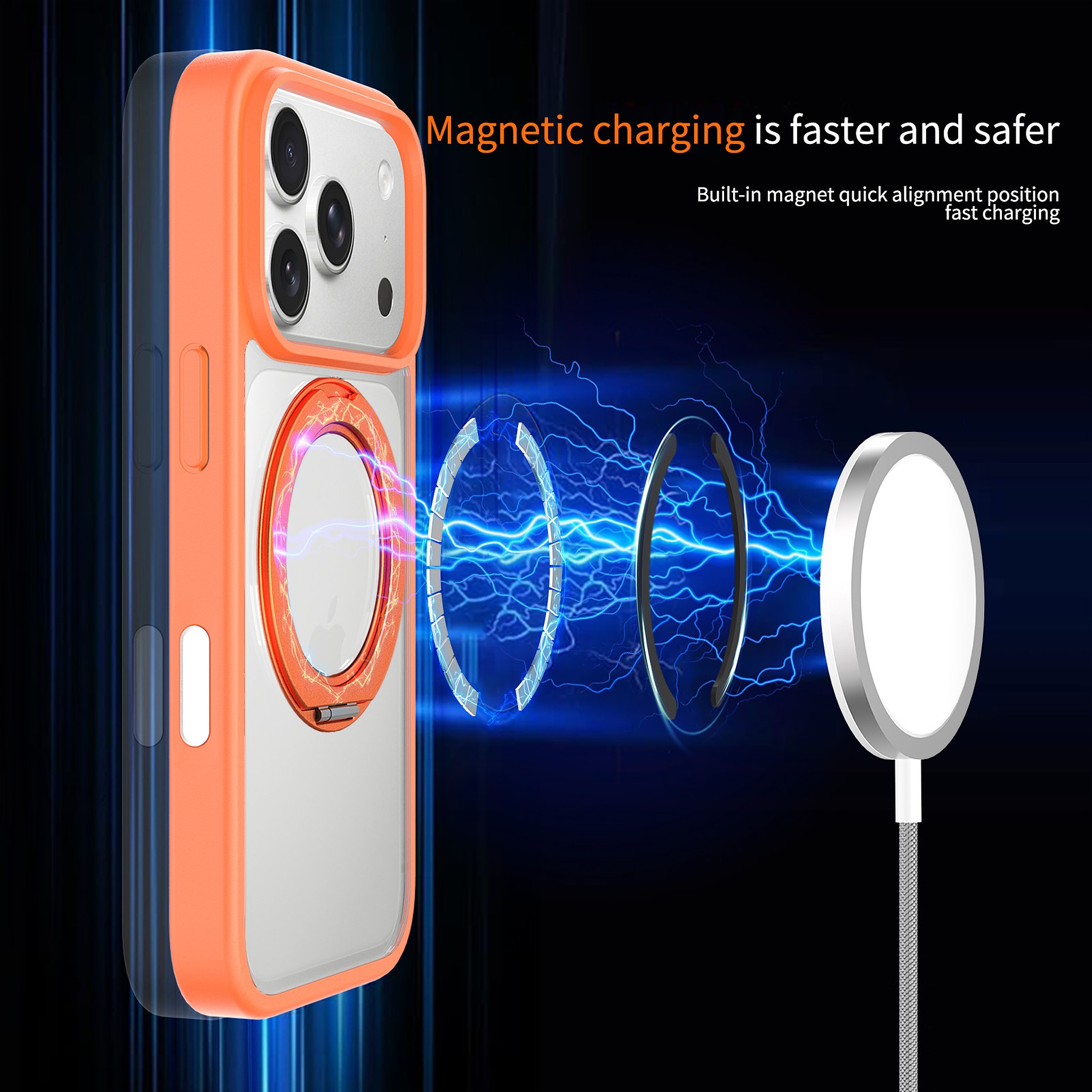 SendaFit Clear 360° Stand Camera-Button Case for iPhone 17 Pro & 18 Pro detail 31