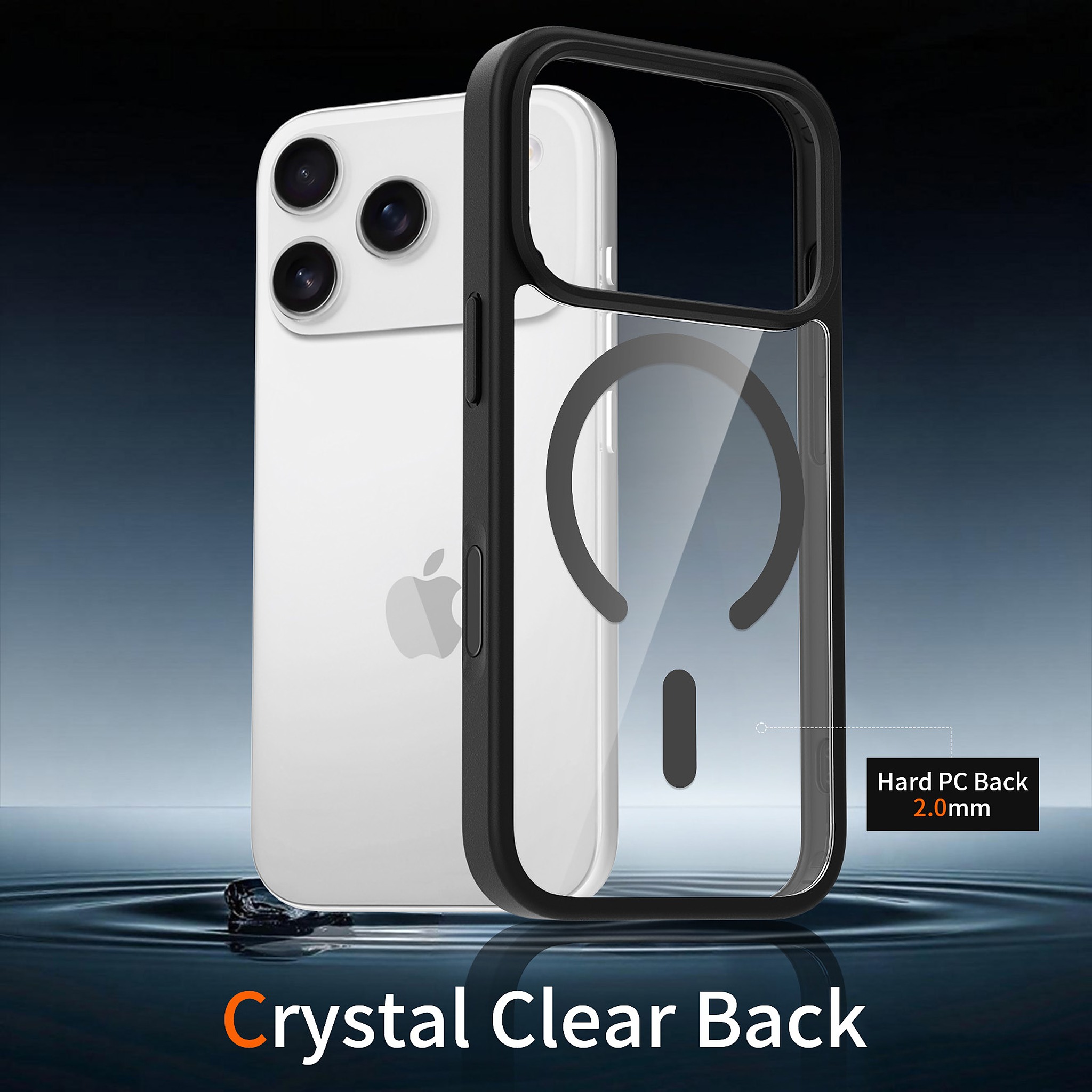 SendaFit Clear Camera-Button MagSafe Case for iPhone 17 Pro & 18 Pro detail 18