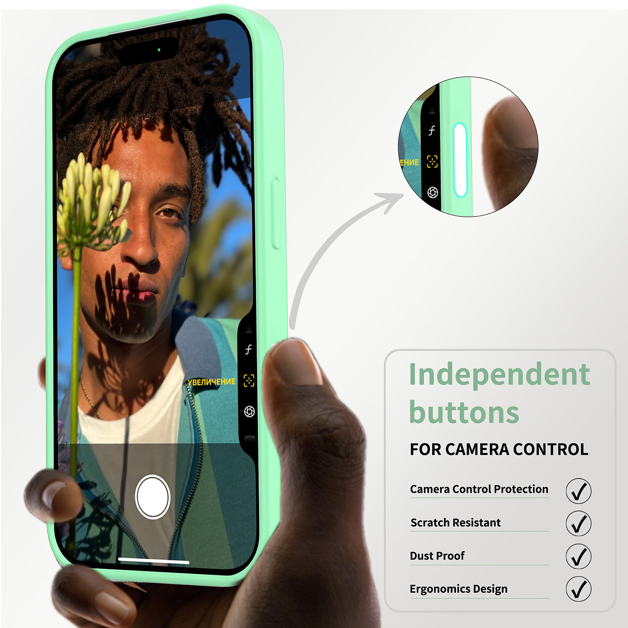 SendaFit Clear Camera-Button MagSafe Case for iPhone 17 Pro & 18 Pro detail 20