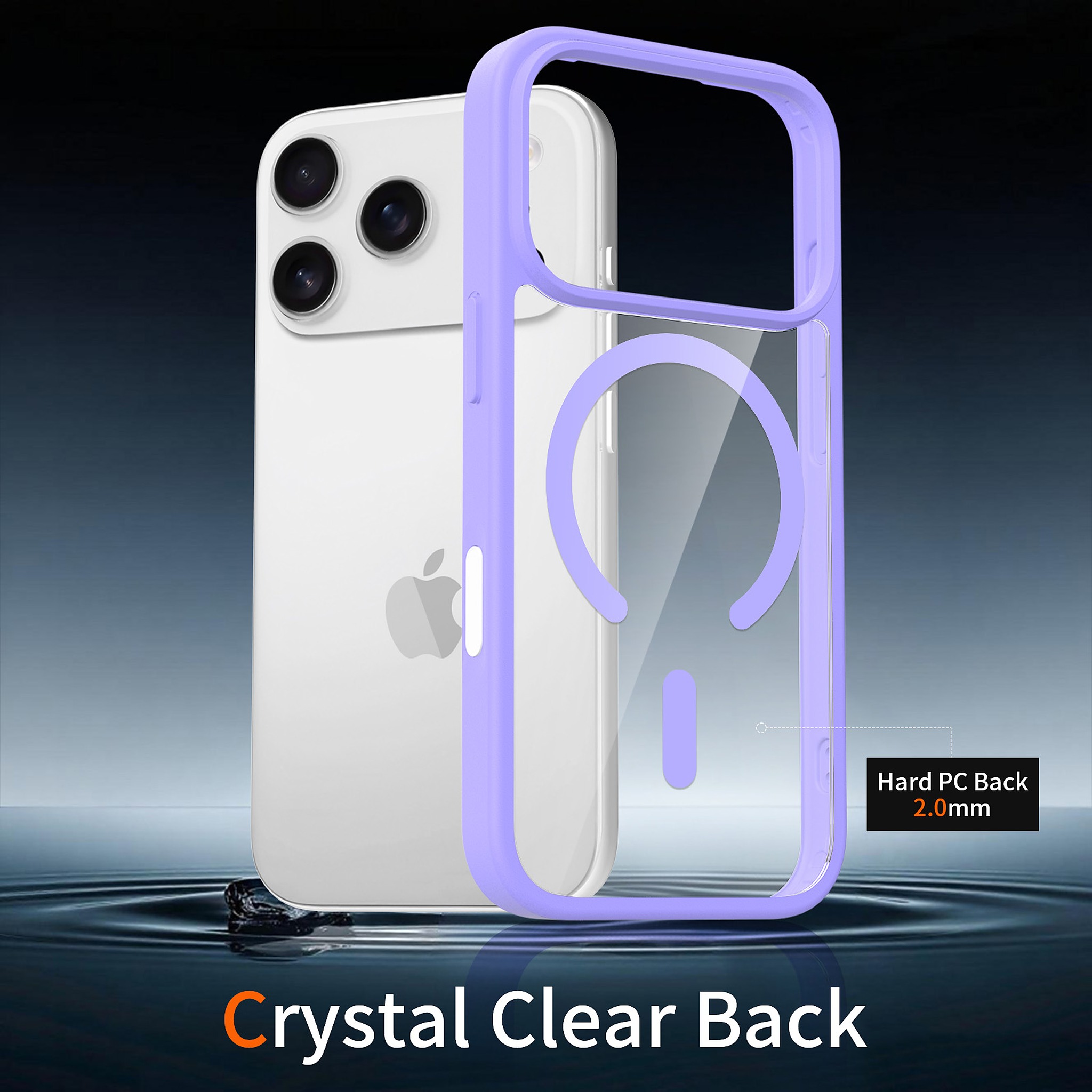 SendaFit Clear Camera-Button MagSafe Case for iPhone 17 Pro & 18 Pro detail 22
