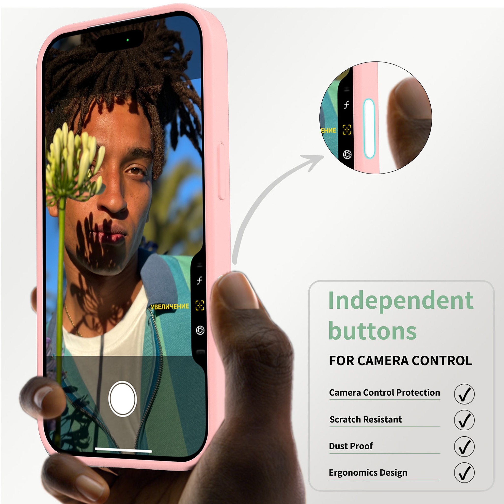 SendaFit Clear Camera-Button MagSafe Case for iPhone 17 Pro & 18 Pro detail 33