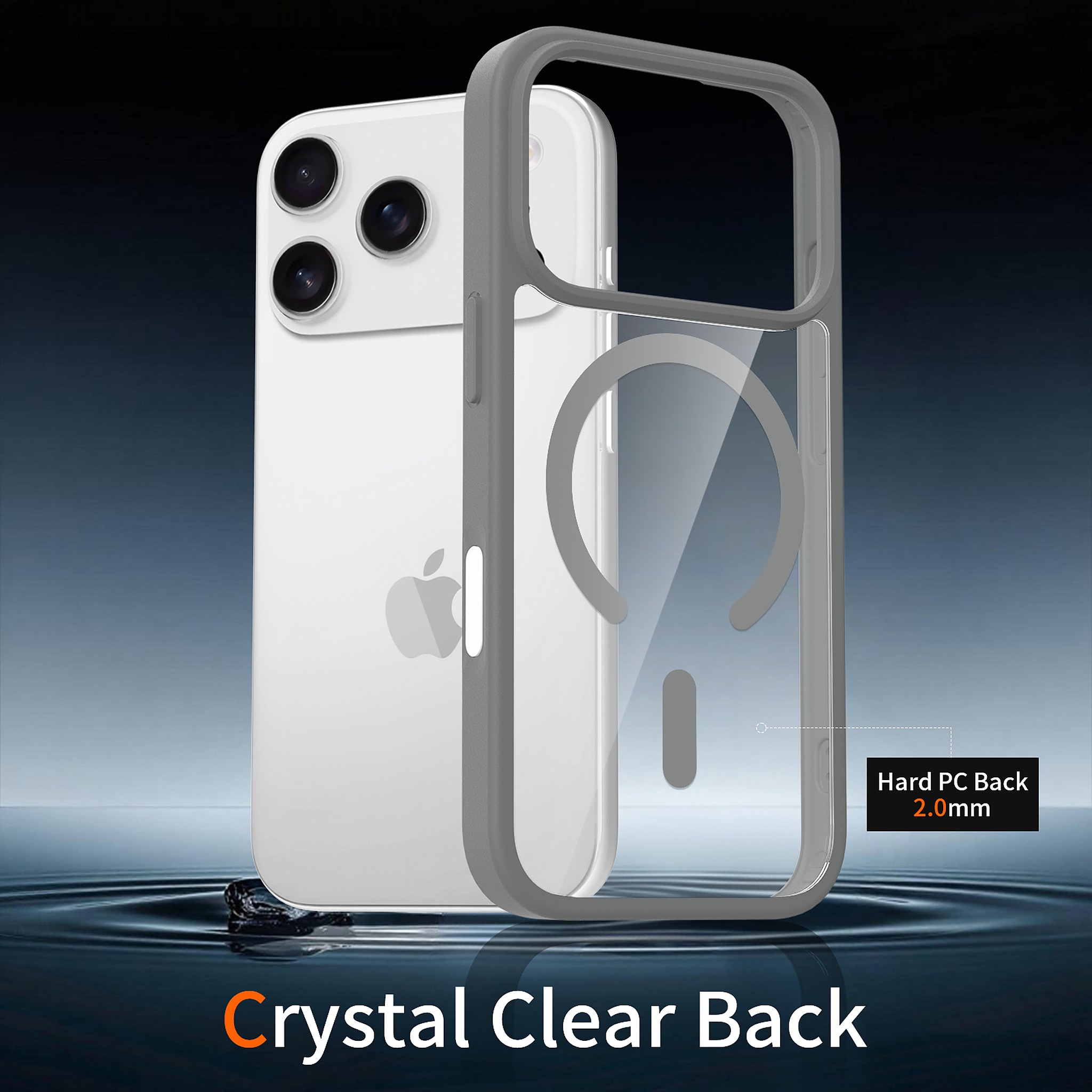 SendaFit Clear Camera-Button MagSafe Case for iPhone 17 Pro & 18 Pro detail 36