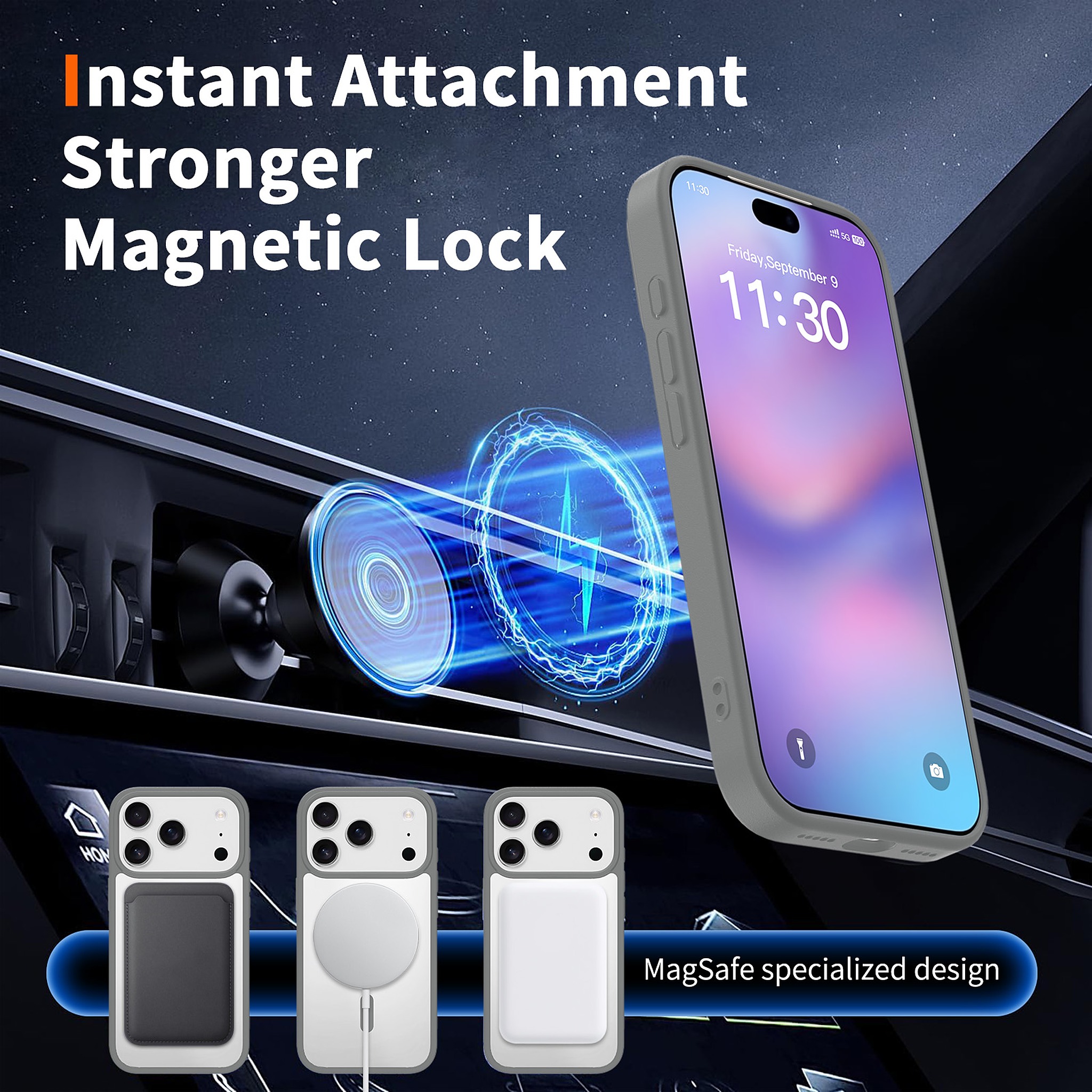 SendaFit Clear Camera-Button MagSafe Case for iPhone 17 Pro & 18 Pro detail 39
