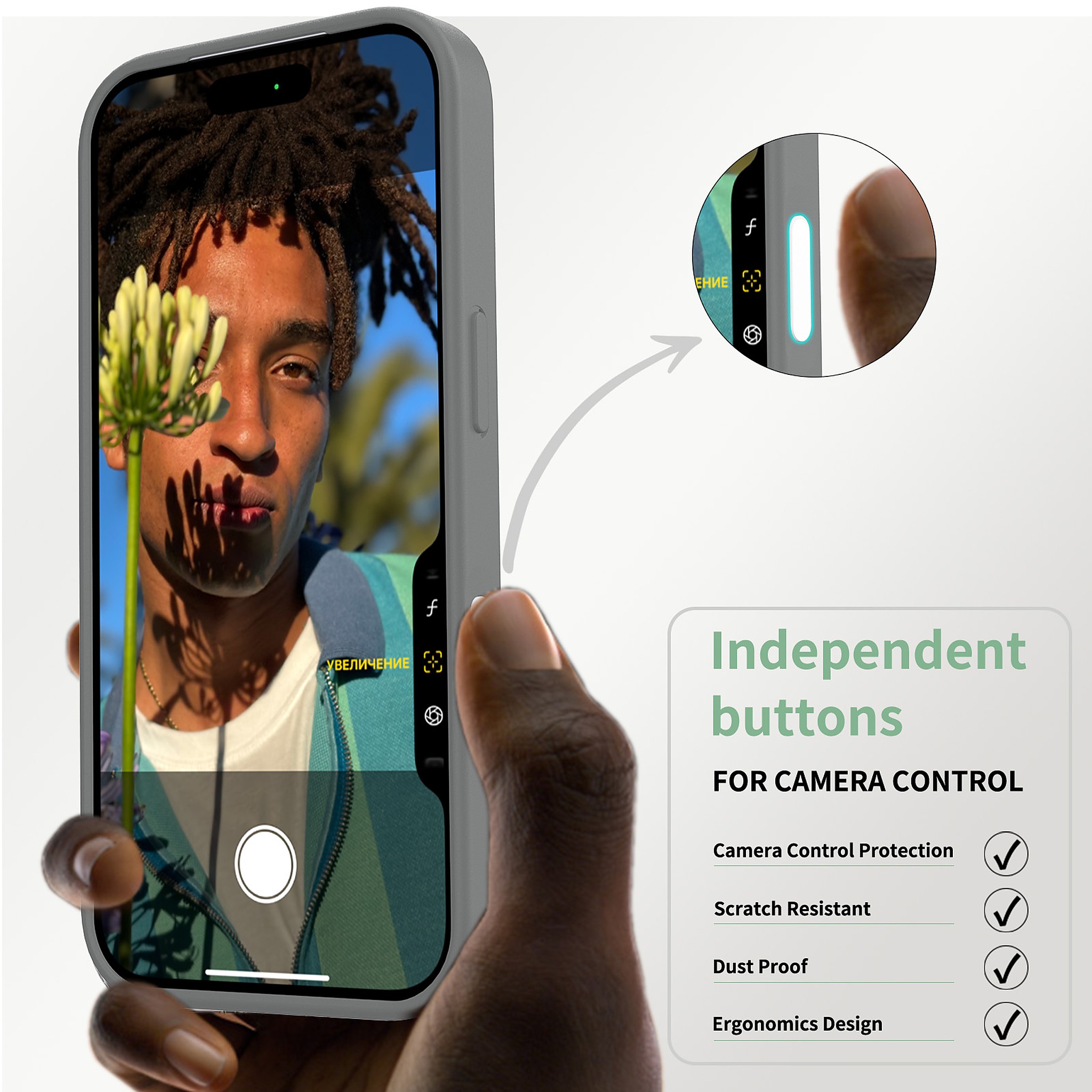 SendaFit Clear Camera-Button MagSafe Case for iPhone 17 Pro & 18 Pro detail 41