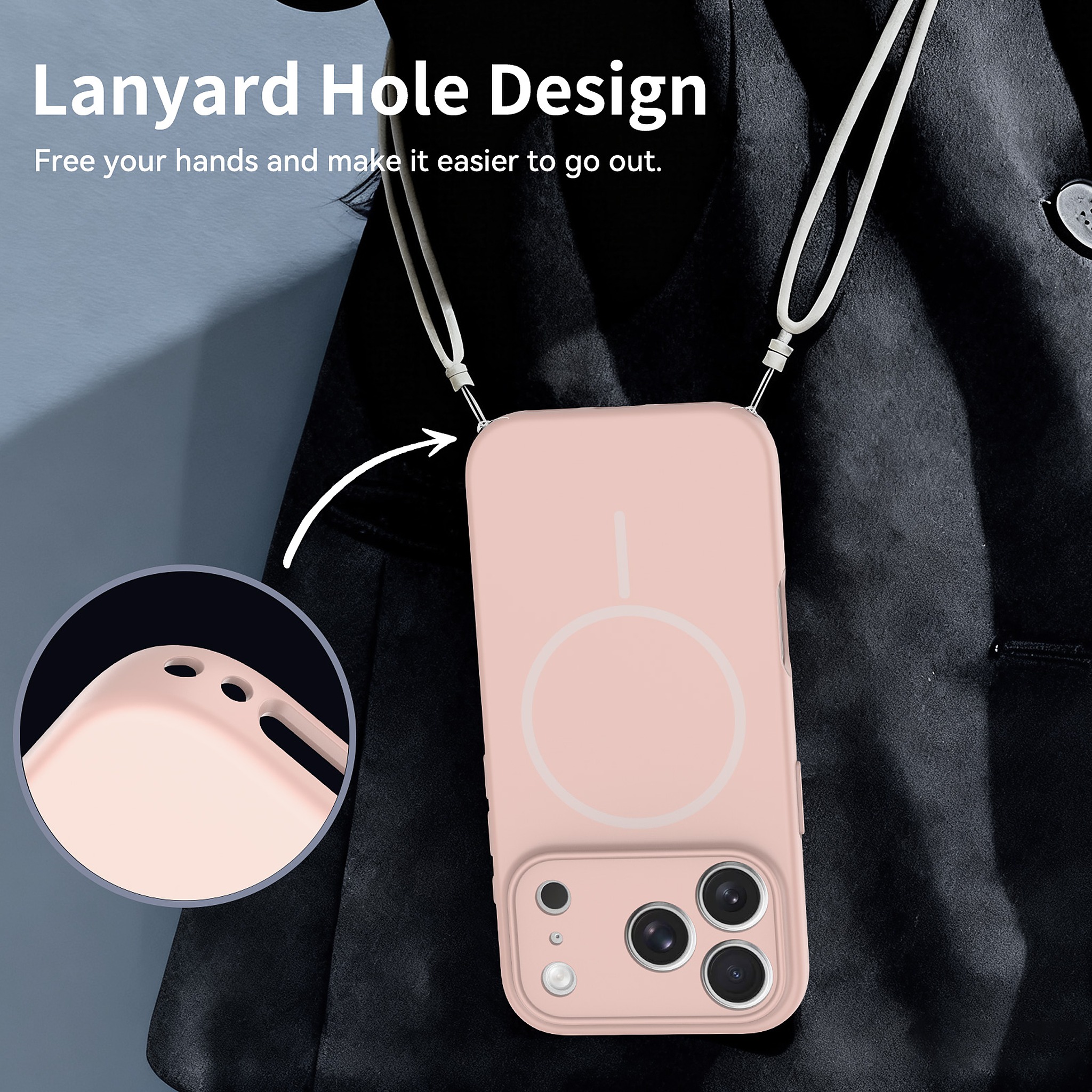 SendaFit Solid-Color Two-in-One MagSafe Case for iPhone 17 Pro & 18 Pro detail 17