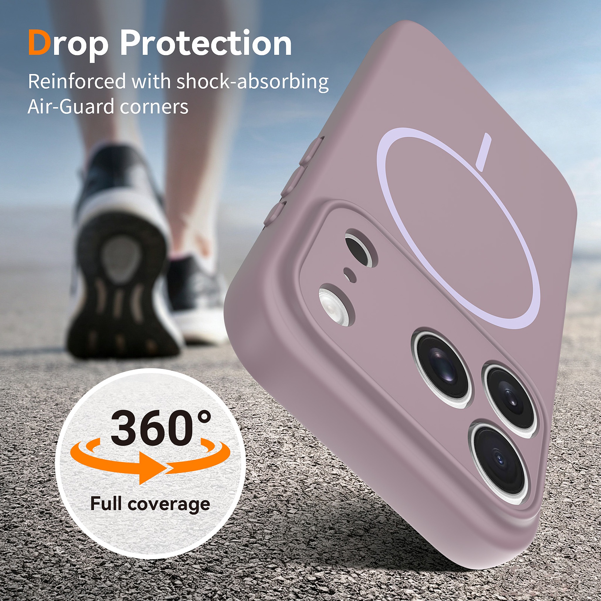 SendaFit Solid-Color Two-in-One MagSafe Case for iPhone 17 Pro & 18 Pro detail 24