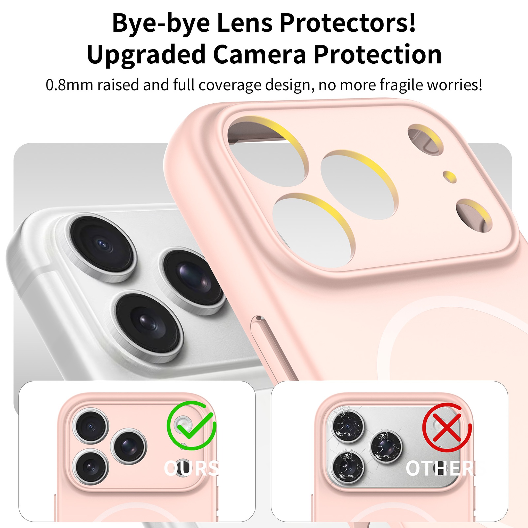 SendaFit Solid-Color Two-in-One MagSafe Case for iPhone 17 Pro & 18 Pro detail 7