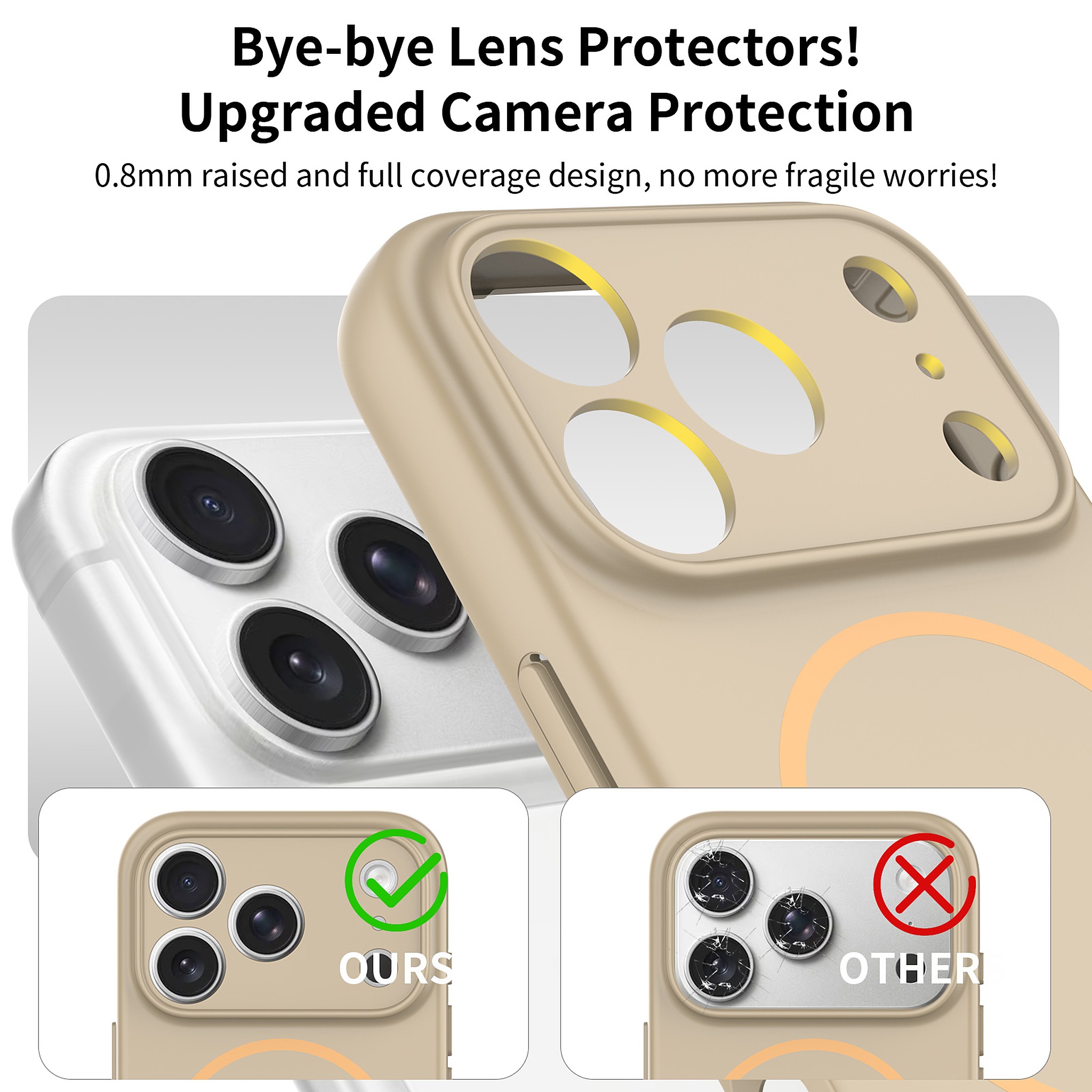 SendaFit Solid-Color Two-in-One MagSafe Case for iPhone 17 Pro & 18 Pro detail 8