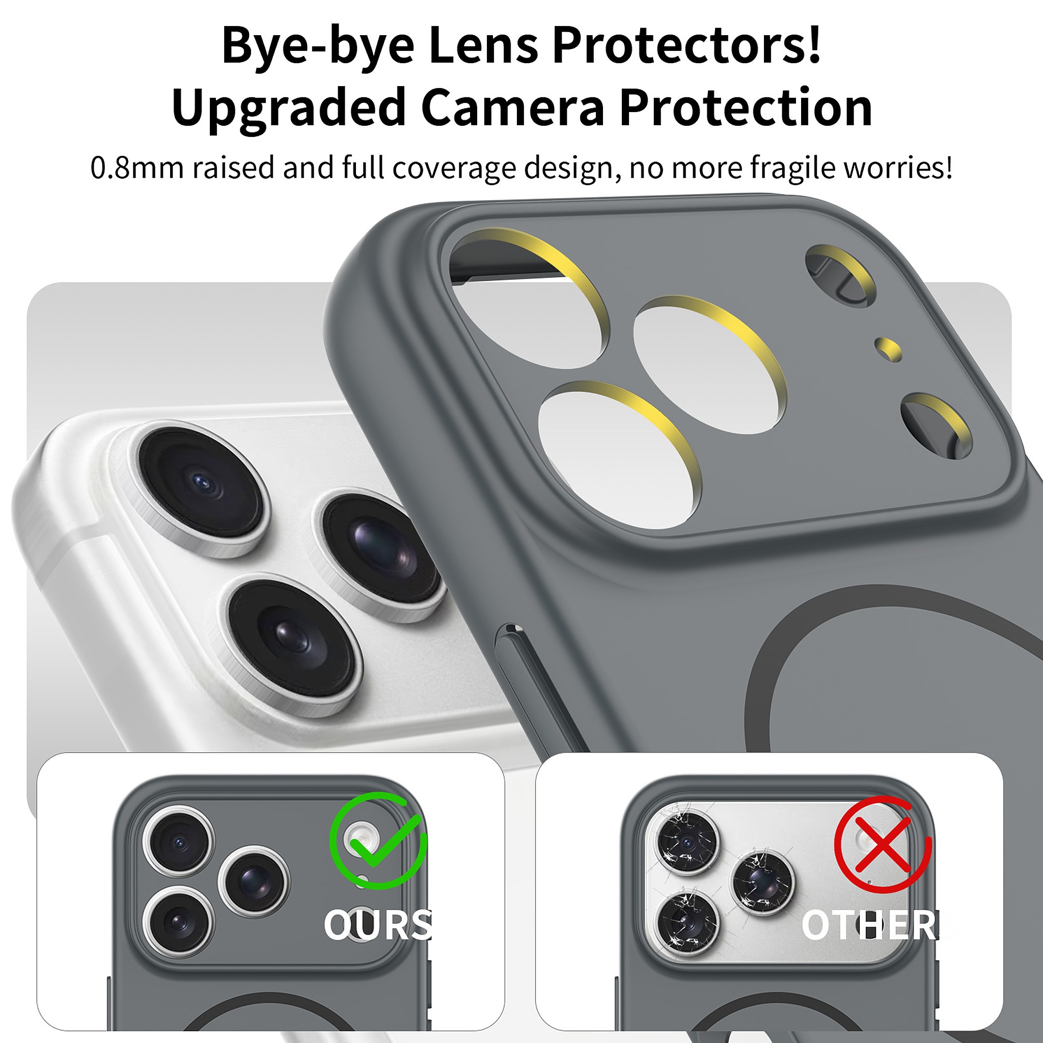 SendaFit Solid-Color Two-in-One MagSafe Case for iPhone 17 Pro & 18 Pro detail 9