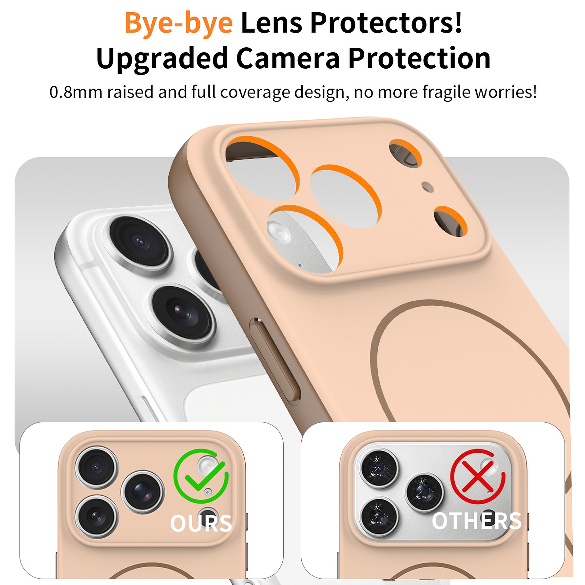SendaFit Skin-Feel Two-in-One MagSafe Case for iPhone 17 Pro & 18 Pro detail 1
