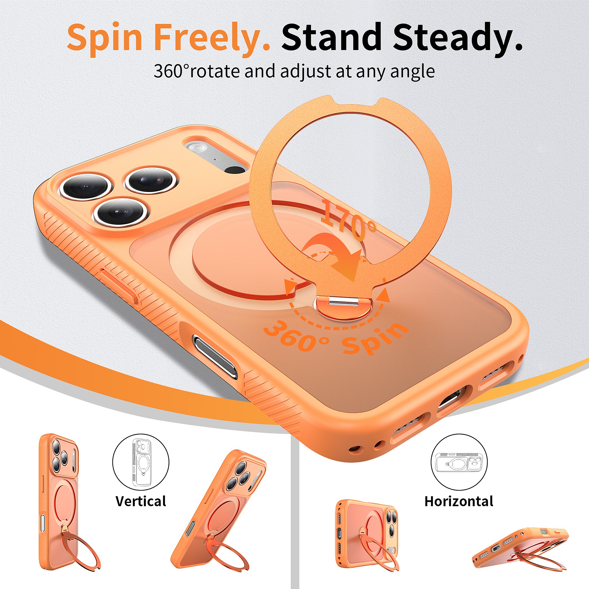 SendaFit 360° Full-Body Two-in-One Case for iPhone 17 Pro & 18 Pro detail 11