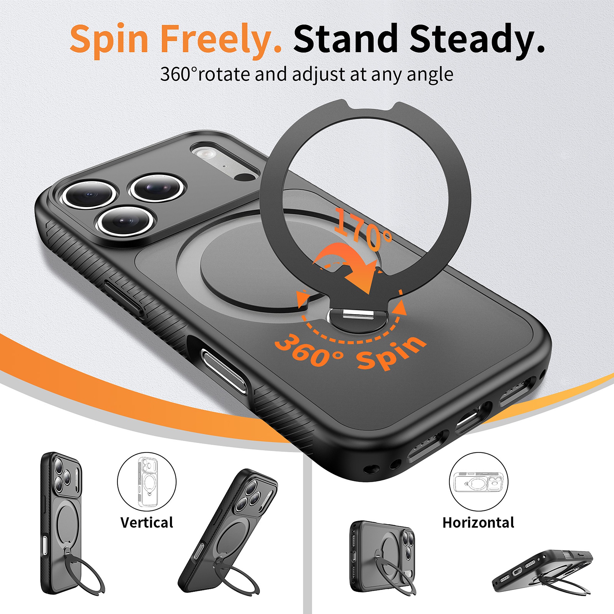 SendaFit 360° Full-Body Two-in-One Case for iPhone 17 Pro & 18 Pro detail 12