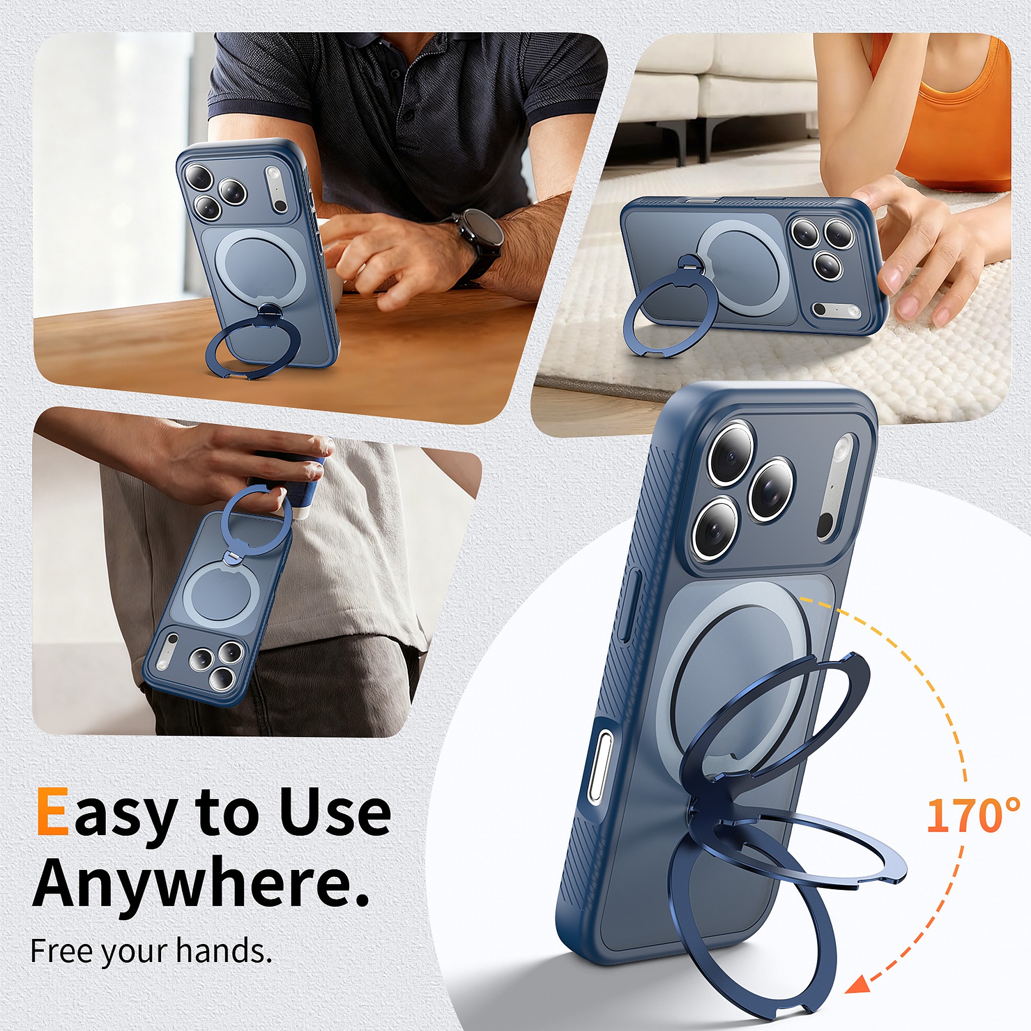 SendaFit 360° Full-Body Two-in-One Case for iPhone 17 Pro & 18 Pro detail 5