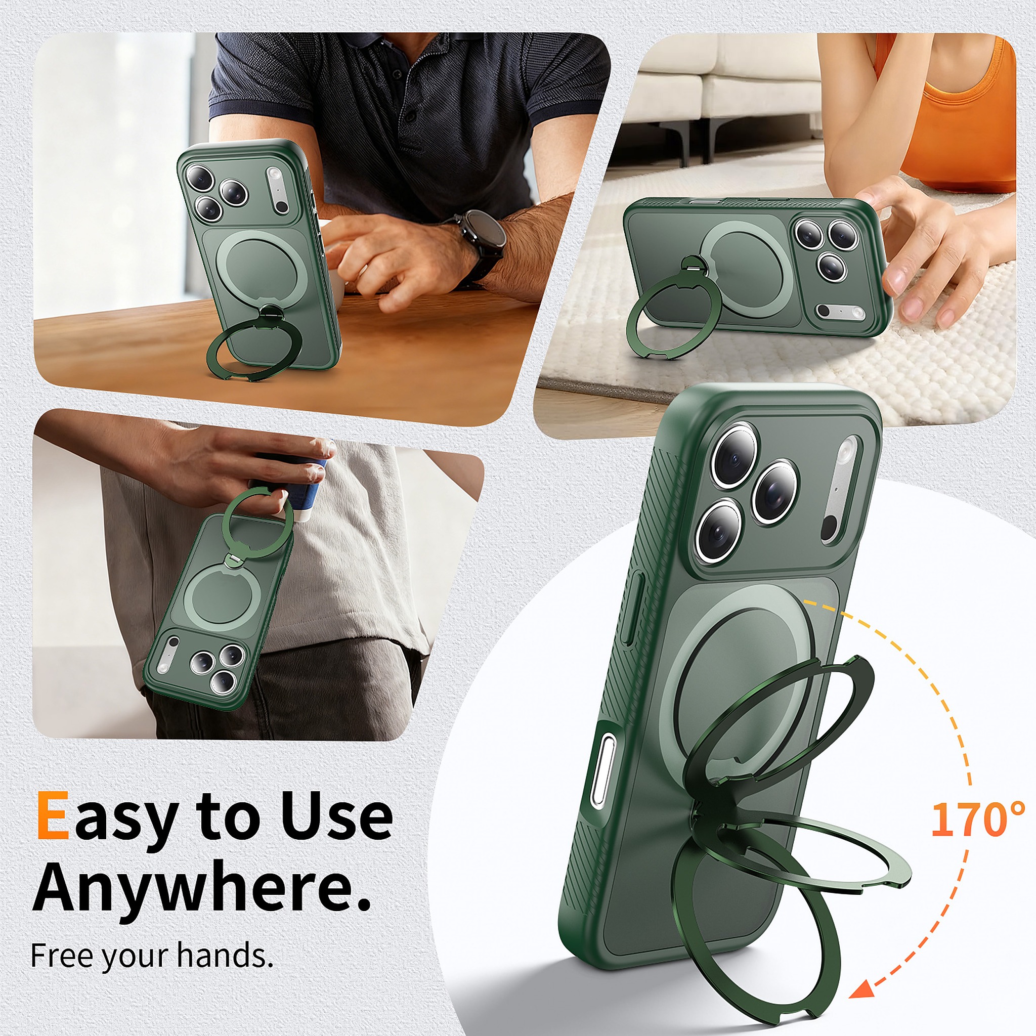 SendaFit 360° Full-Body Two-in-One Case for iPhone 17 Pro & 18 Pro detail 6