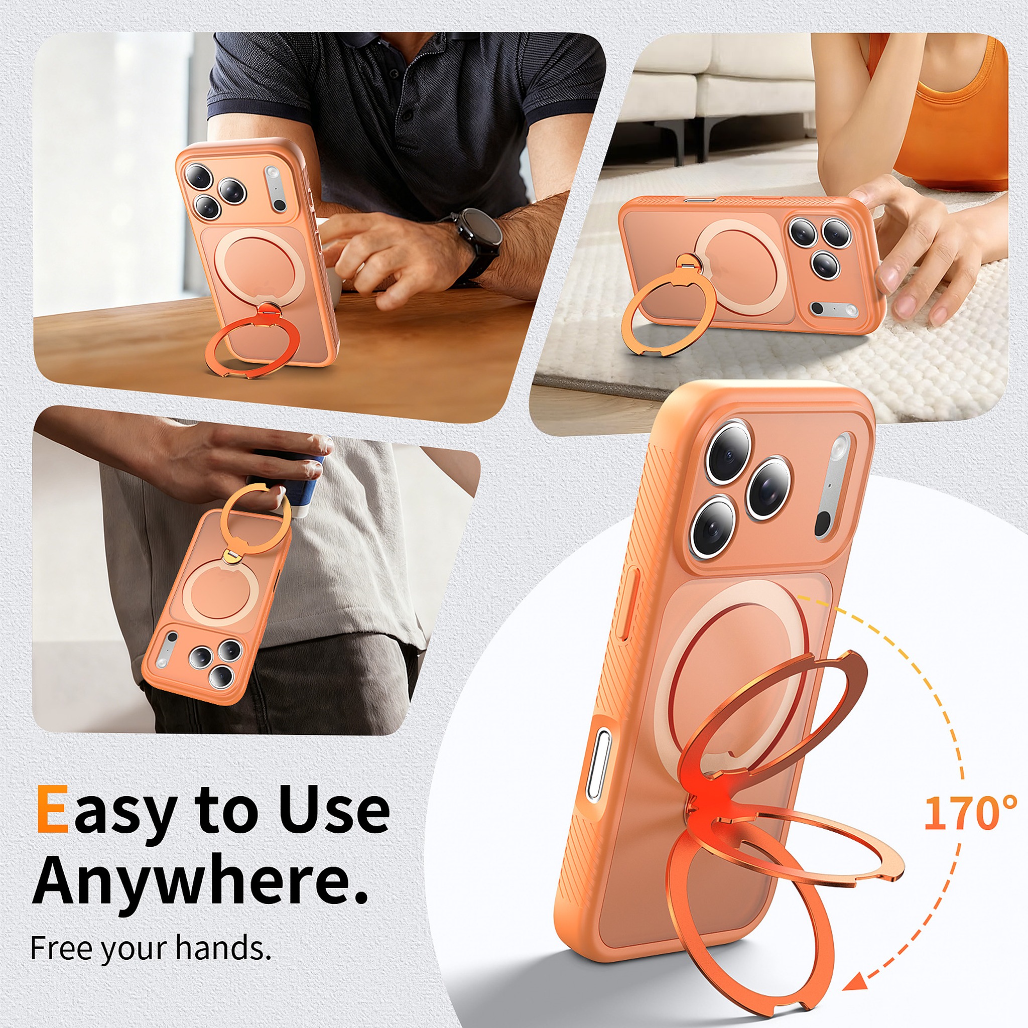 SendaFit 360° Full-Body Two-in-One Case for iPhone 17 Pro & 18 Pro detail 7