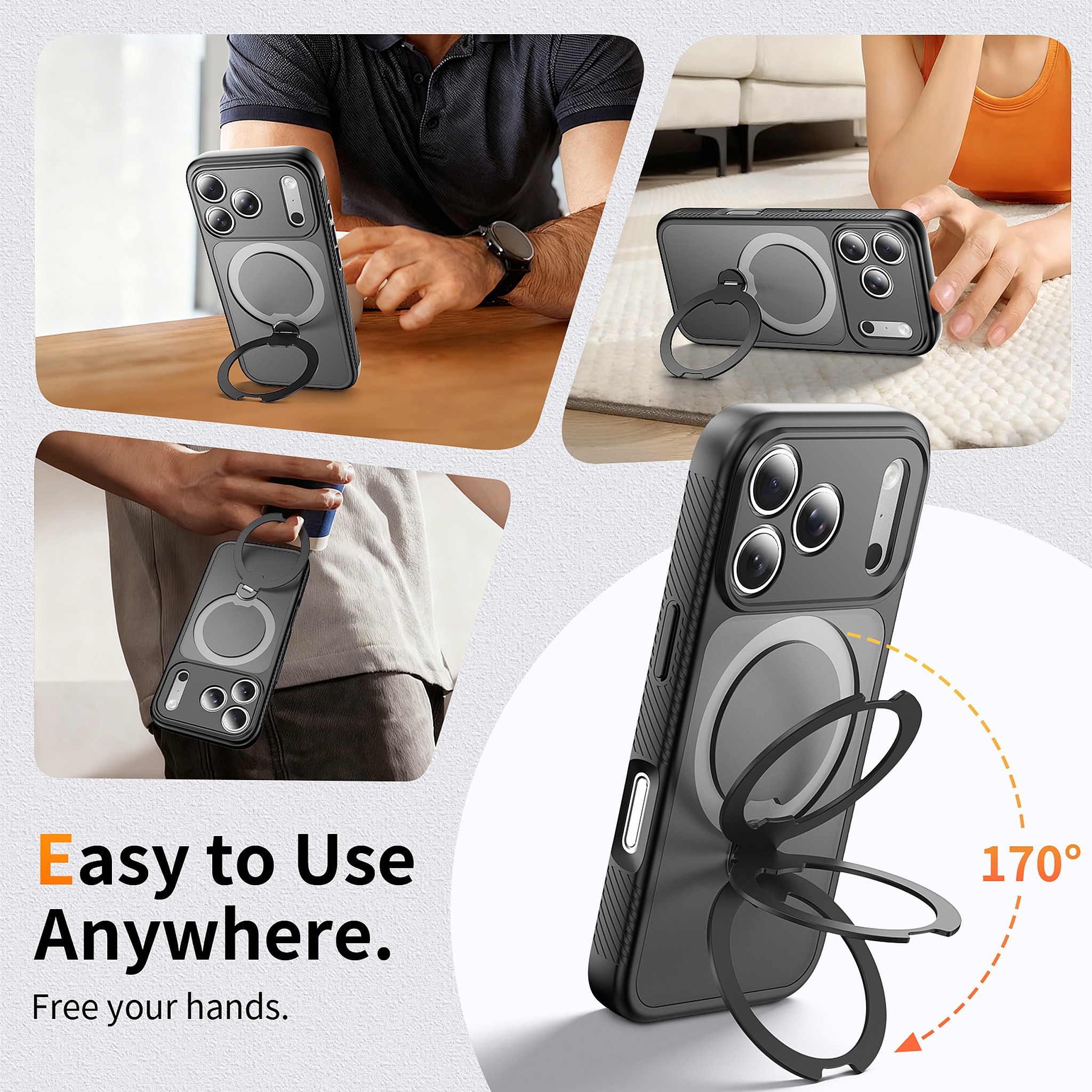 SendaFit 360° Full-Body Two-in-One Case for iPhone 17 Pro & 18 Pro detail 8
