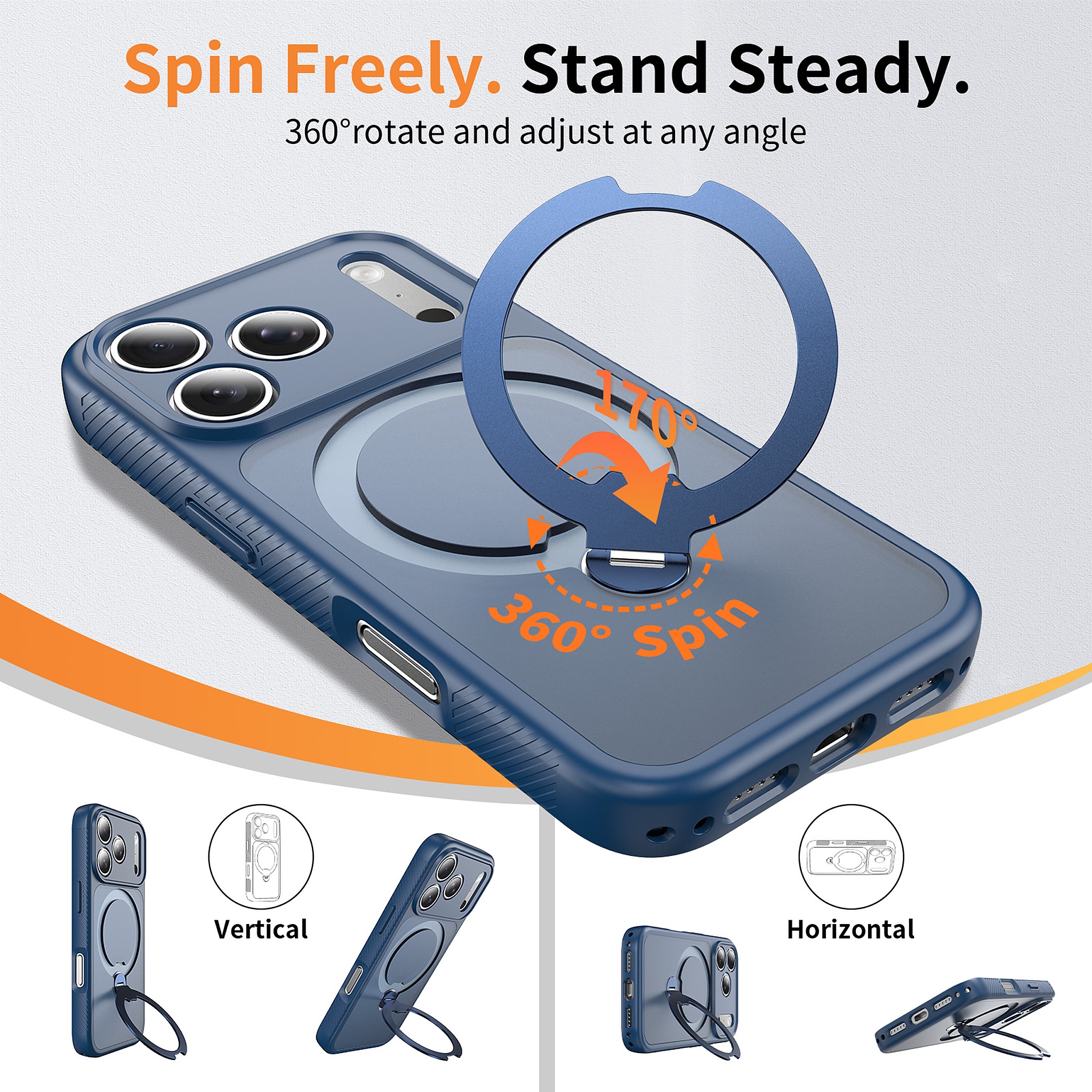 SendaFit 360° Full-Body Two-in-One Case for iPhone 17 Pro & 18 Pro detail 9
