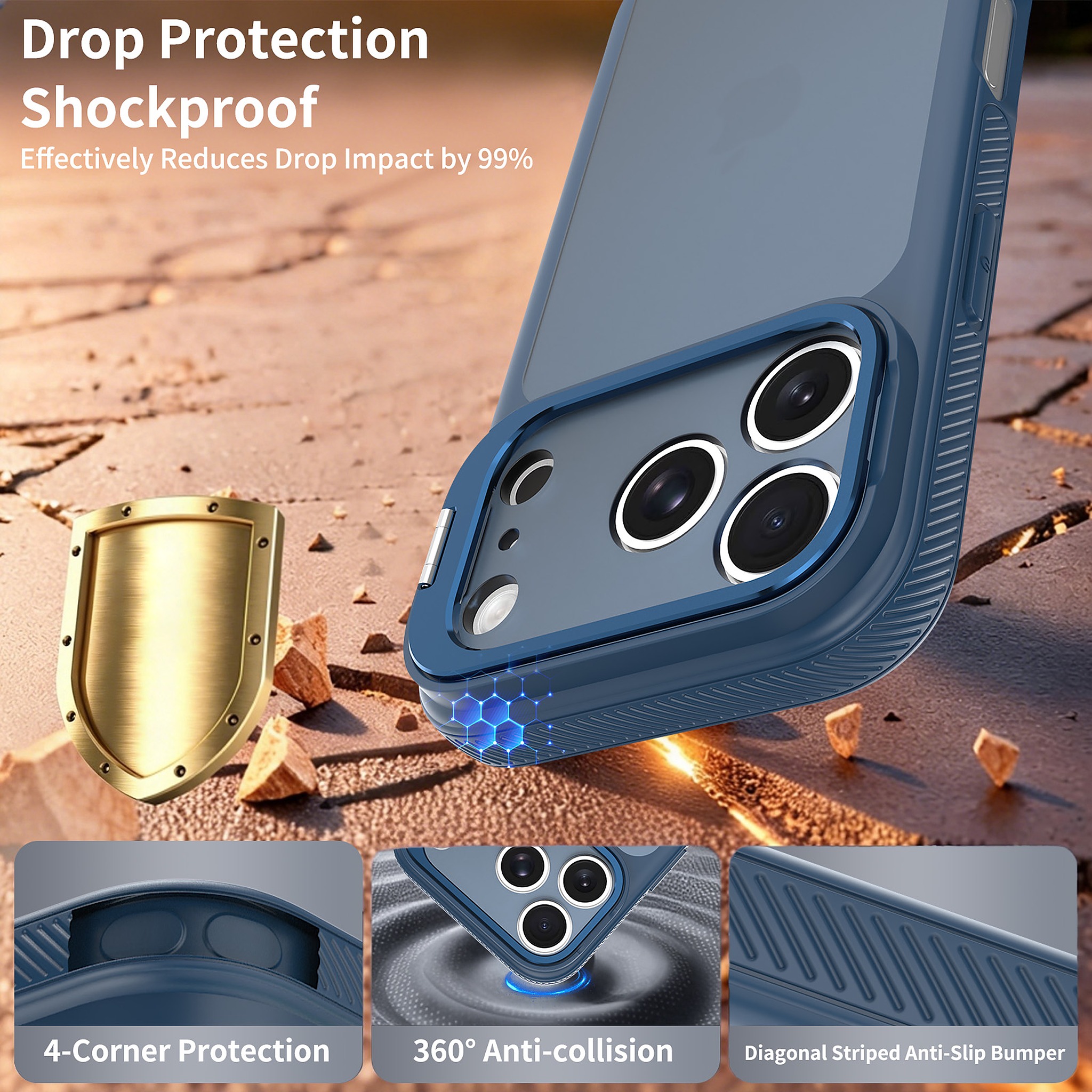 SendaFit Precise-Cutout Camera Stand Case for iPhone 17 Pro & 18 Pro detail 11