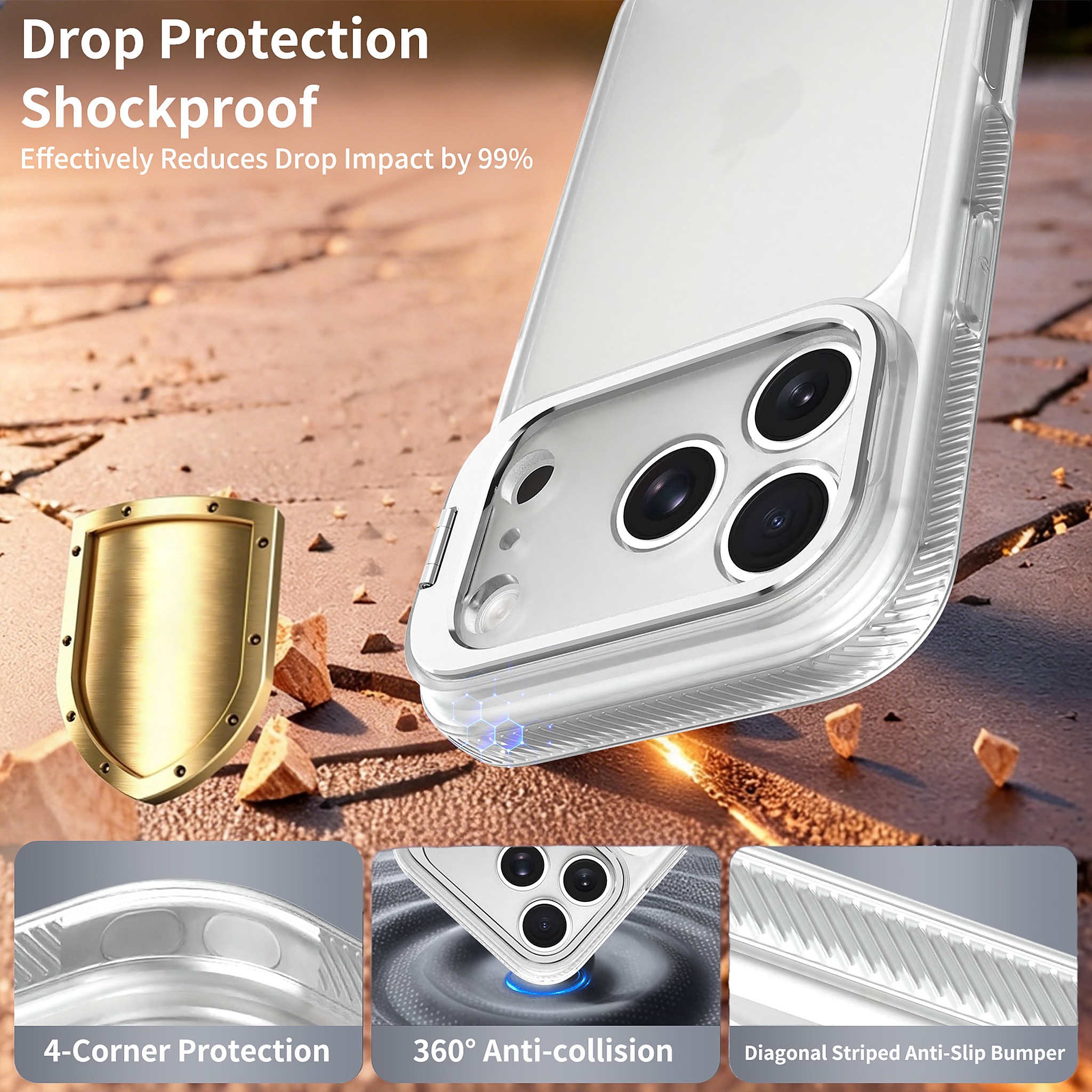 SendaFit Precise-Cutout Camera Stand Case for iPhone 17 Pro & 18 Pro detail 8