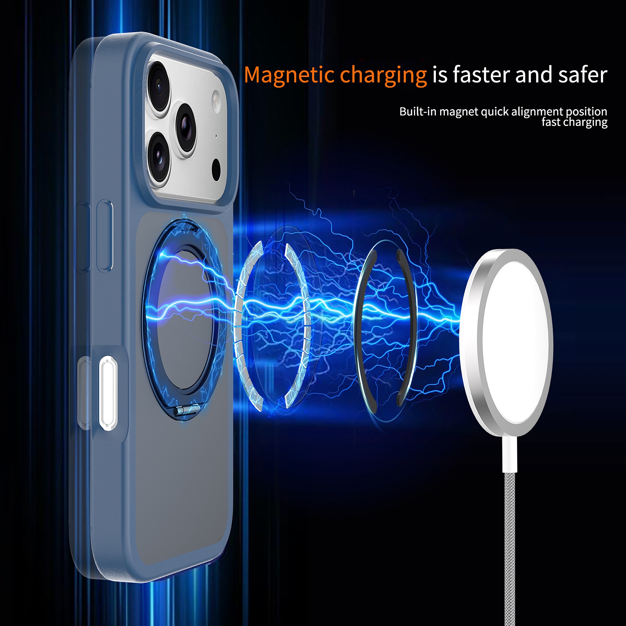 SendaFit Matte Skin-Feel 360° Stand Case for iPhone 18 Pro detail 26