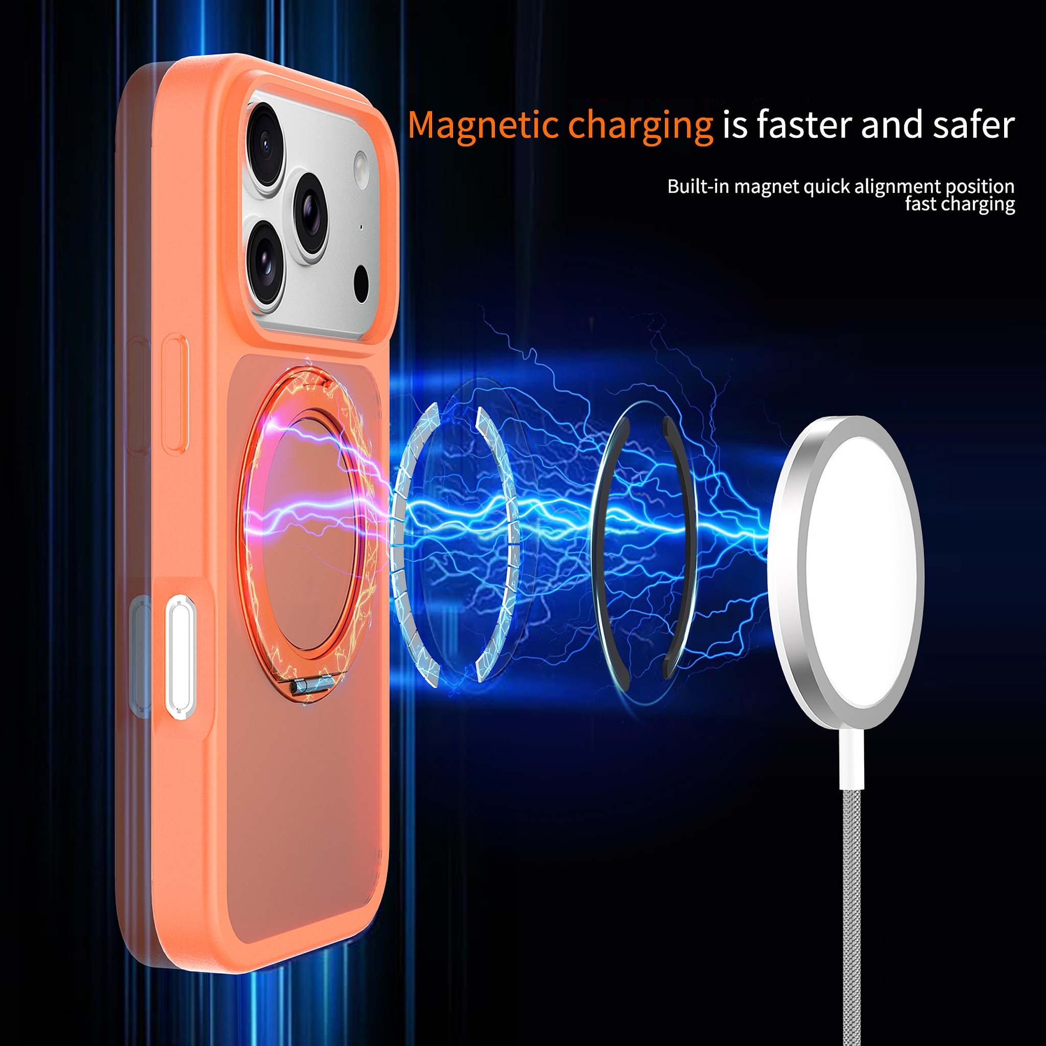 SendaFit Matte Skin-Feel 360° Stand Case for iPhone 18 Pro detail 32