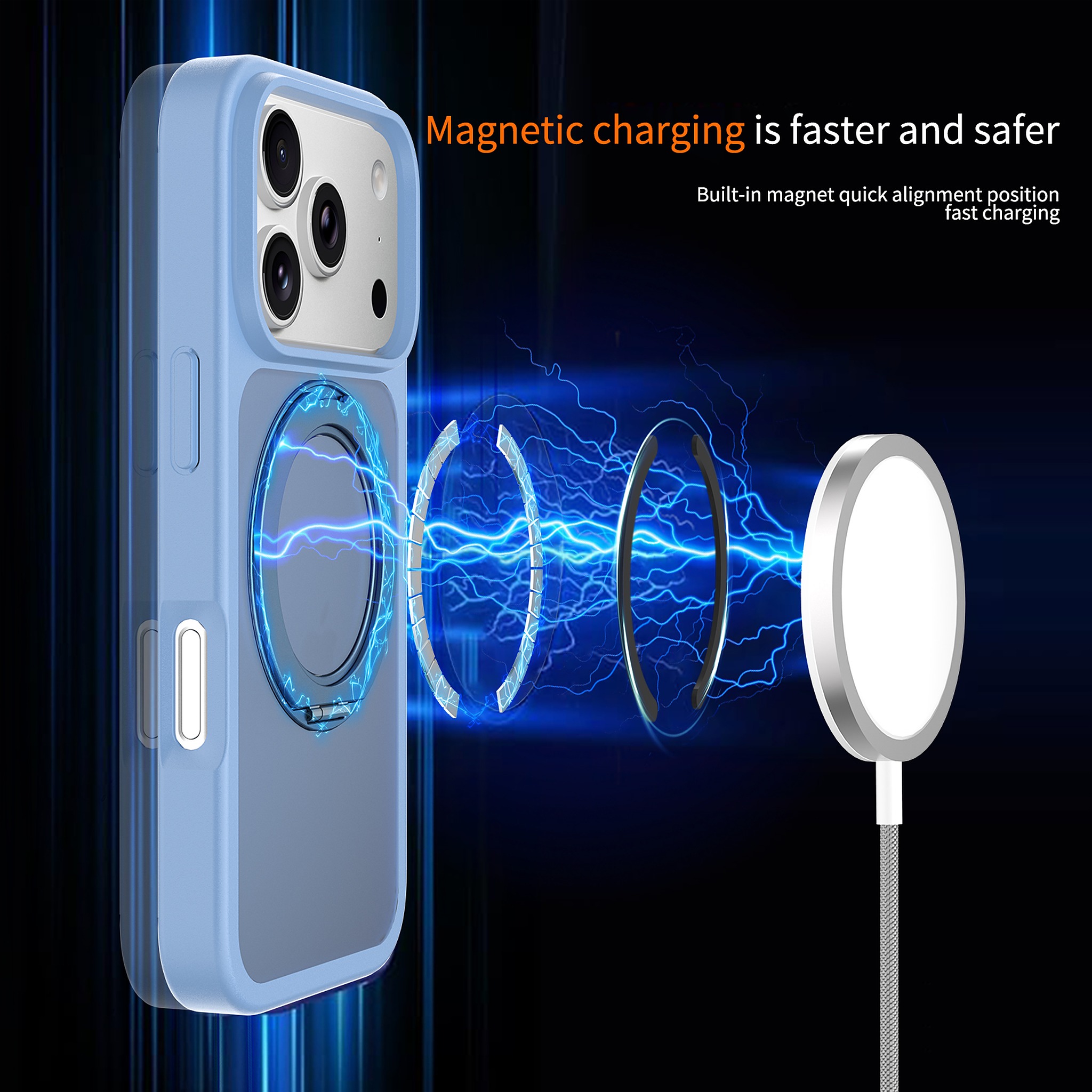 SendaFit Matte Skin-Feel 360° Stand Case for iPhone 18 Pro detail 45