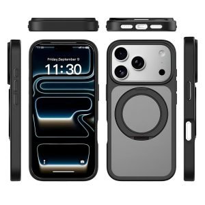 SendaFit Matte Skin-Feel 360° Stand Case for iPhone 18 Pro