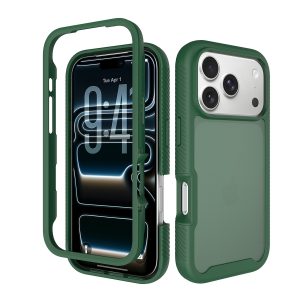 SendaFit Matte Starry Rugged Case for iPhone 18 Pro — Forest Green