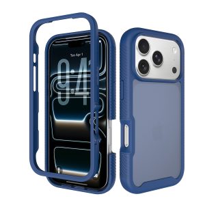 SendaFit Matte Starry Rugged MagSafe Case for iPhone 18 Pro — Navy Blue